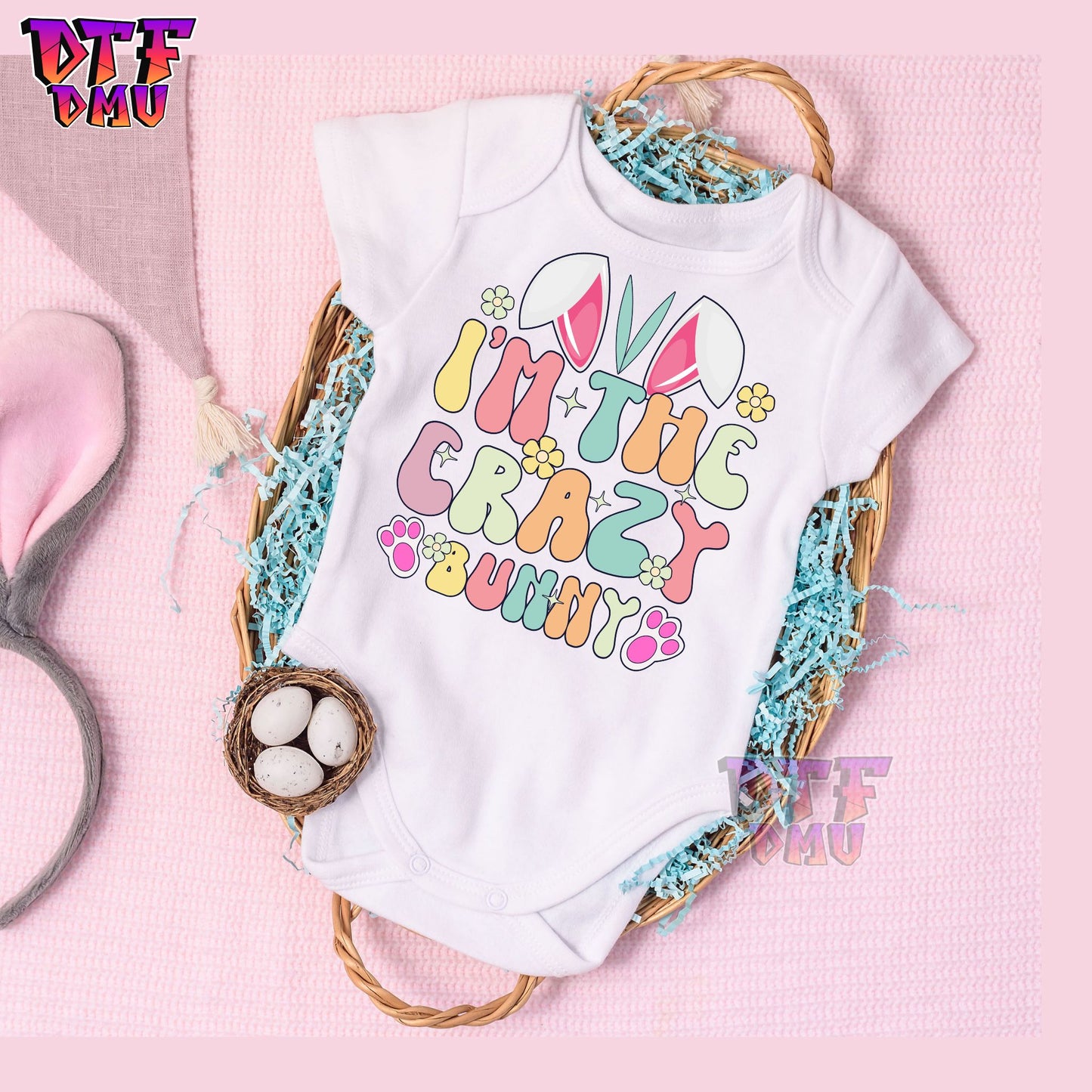 IM The Easter Bunny Title DTF Transfer Print