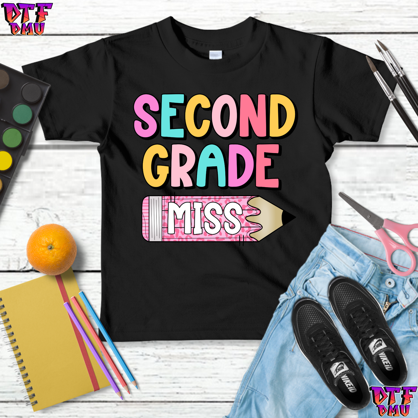 Back to School DTF Transfer Print