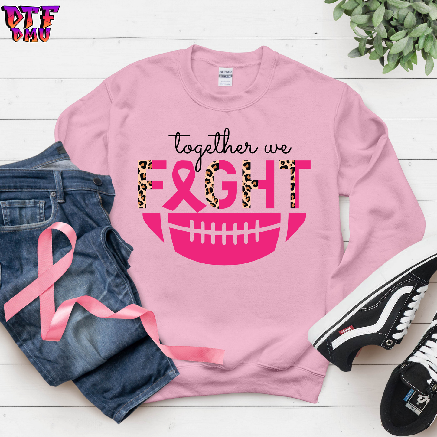 Together We FIGHT DTF Transfer Print.