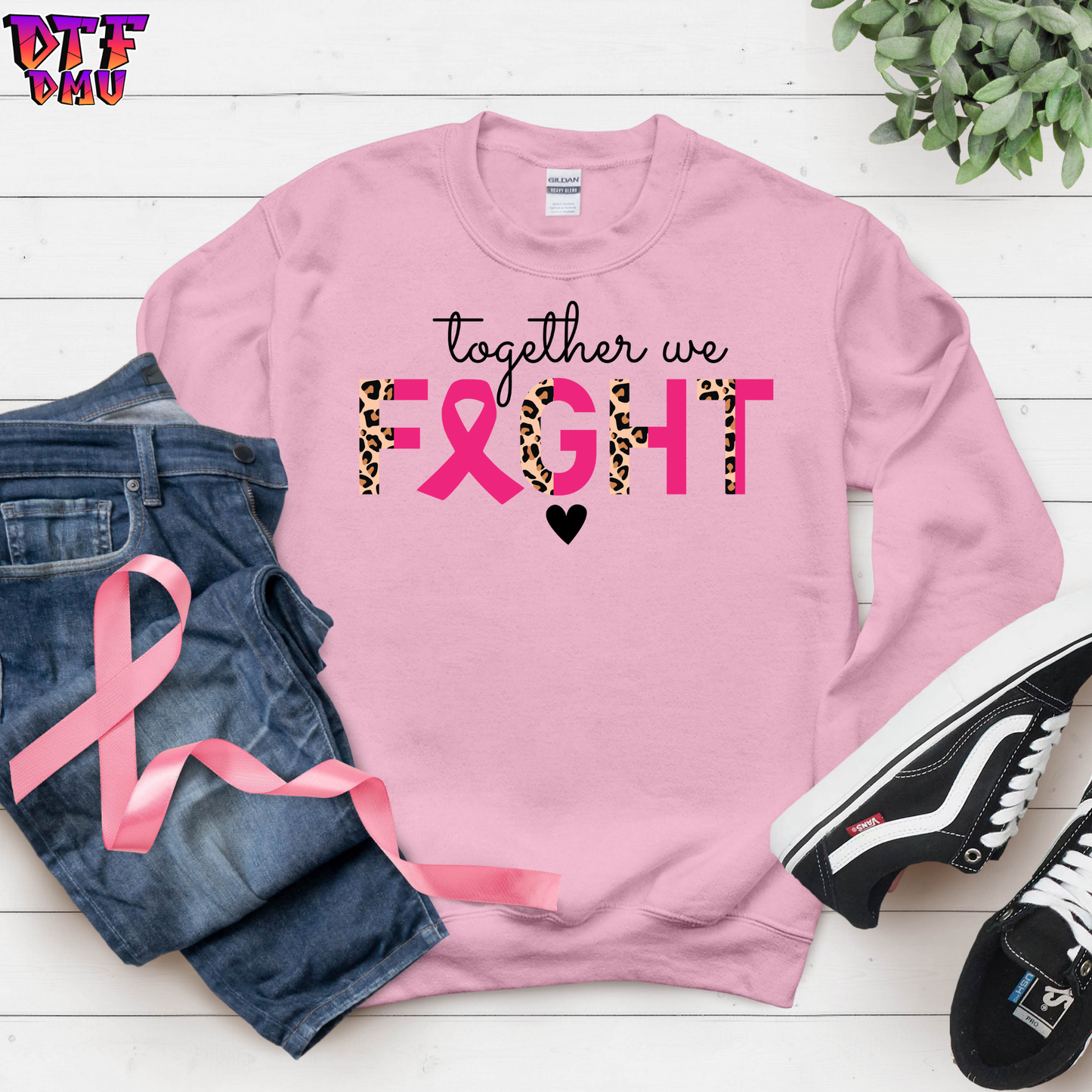 Together We FIGHT DTF Transfer Print.