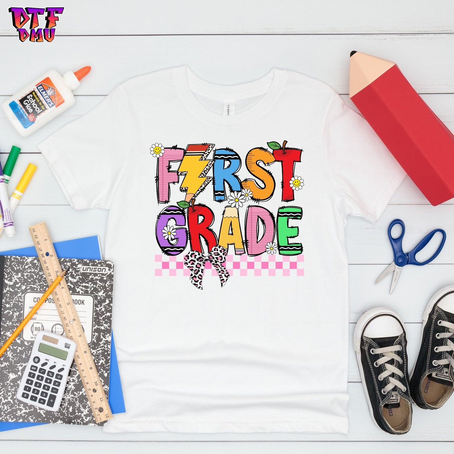 Back To School DTF Transfer Print