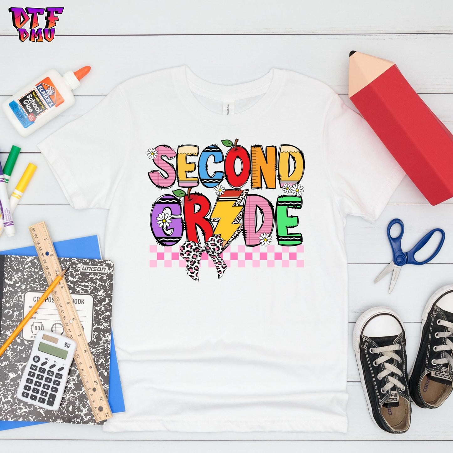 Back To School DTF Transfer Print