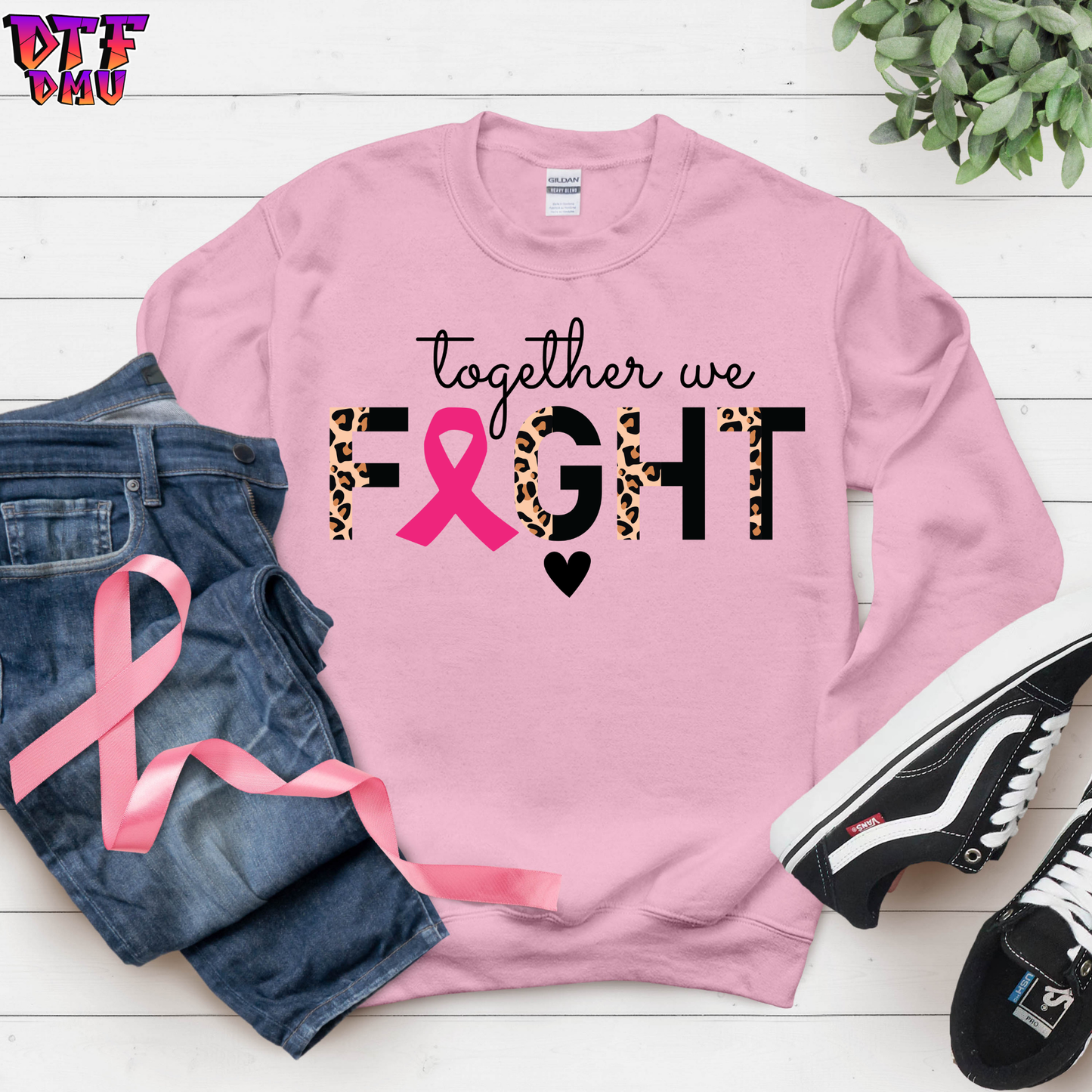 Together We FIGHT DTF Transfer Print.