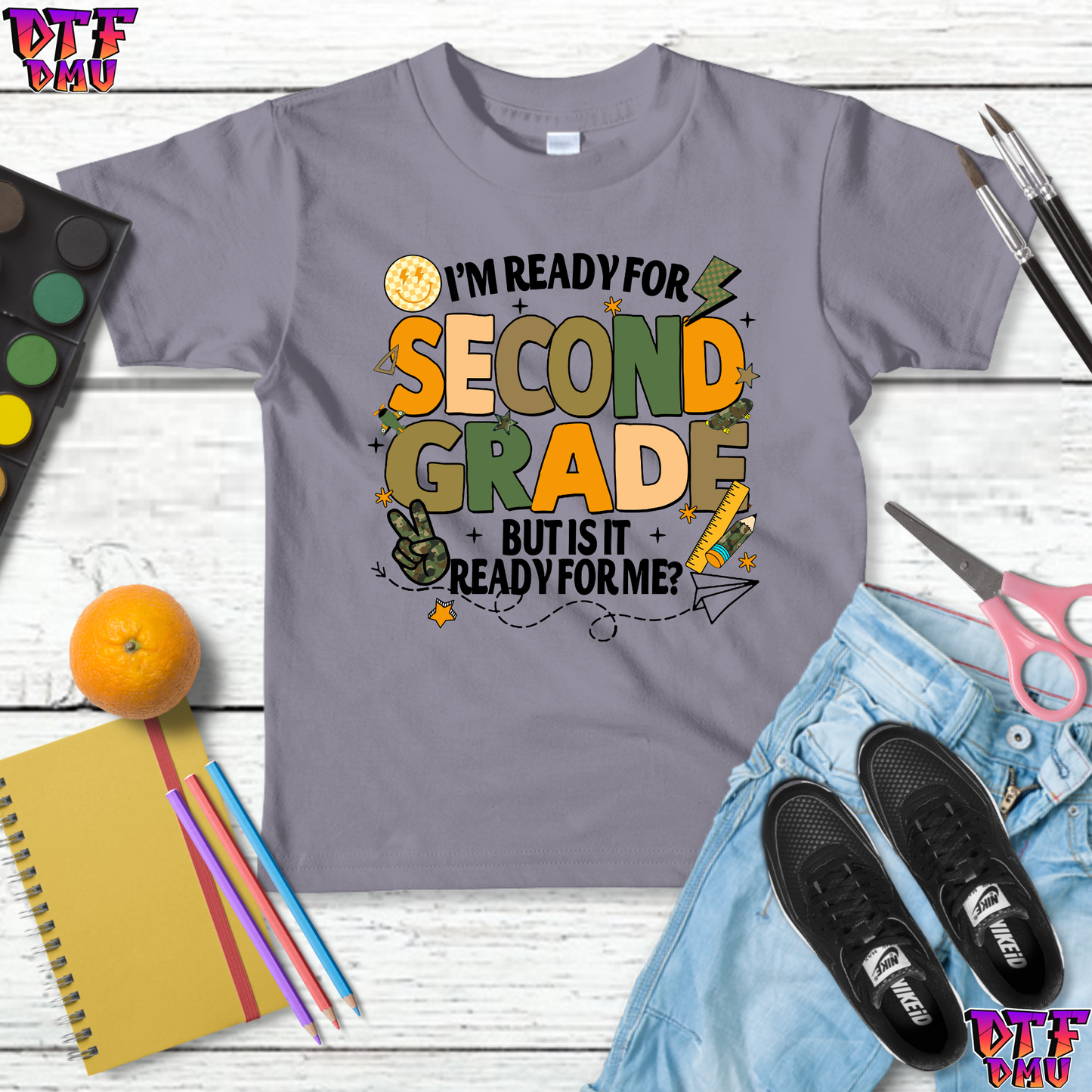 I'm ready for Back to School DTF Transfer Print