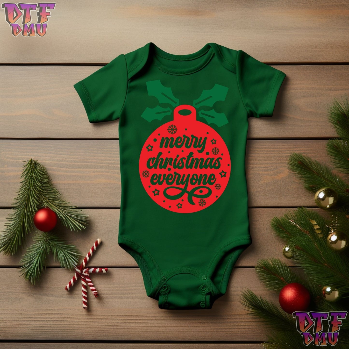 MERRY CHRISTMAS EVERYONE DTF Transfer Print Only