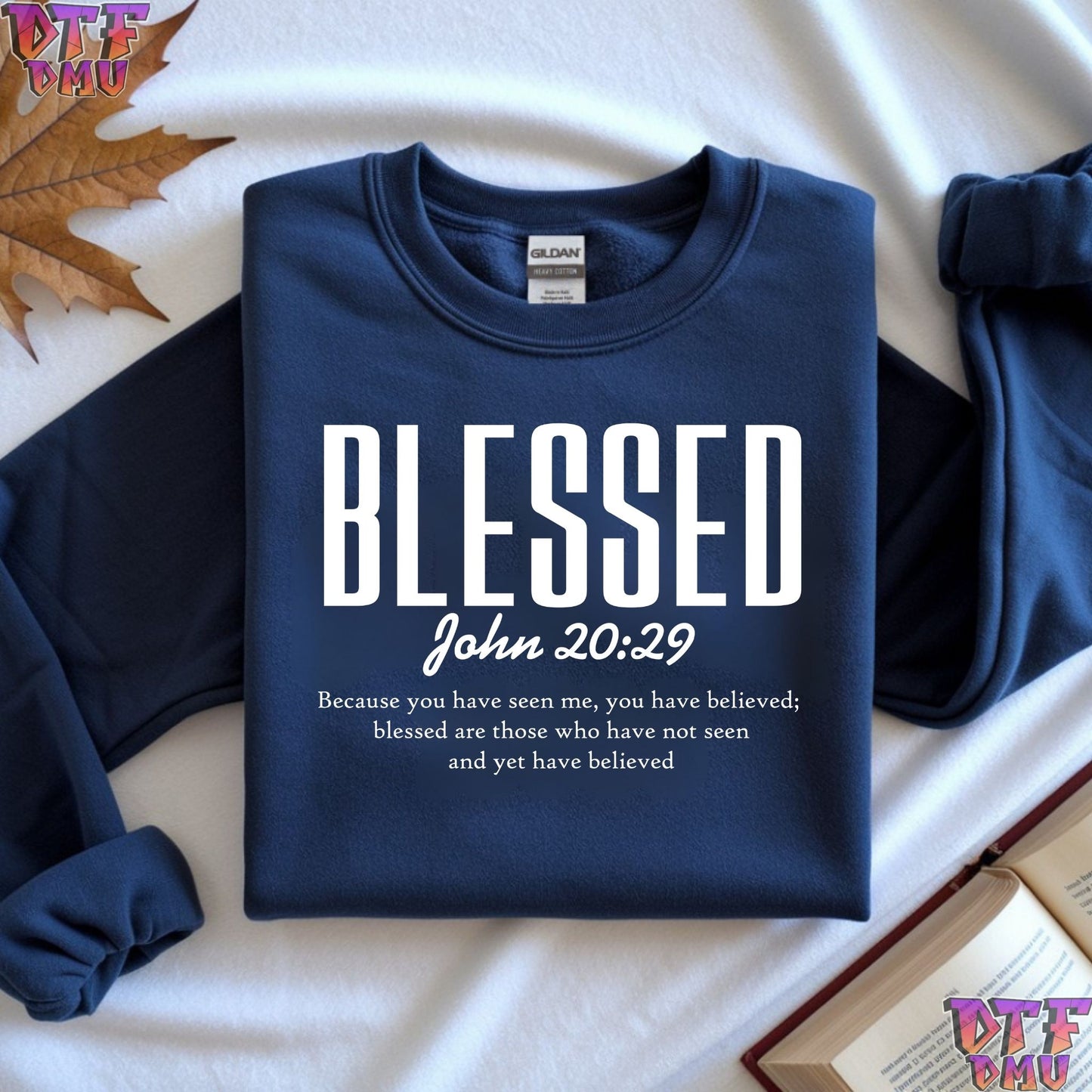 BLESSED Christian DTF Transfer Print.