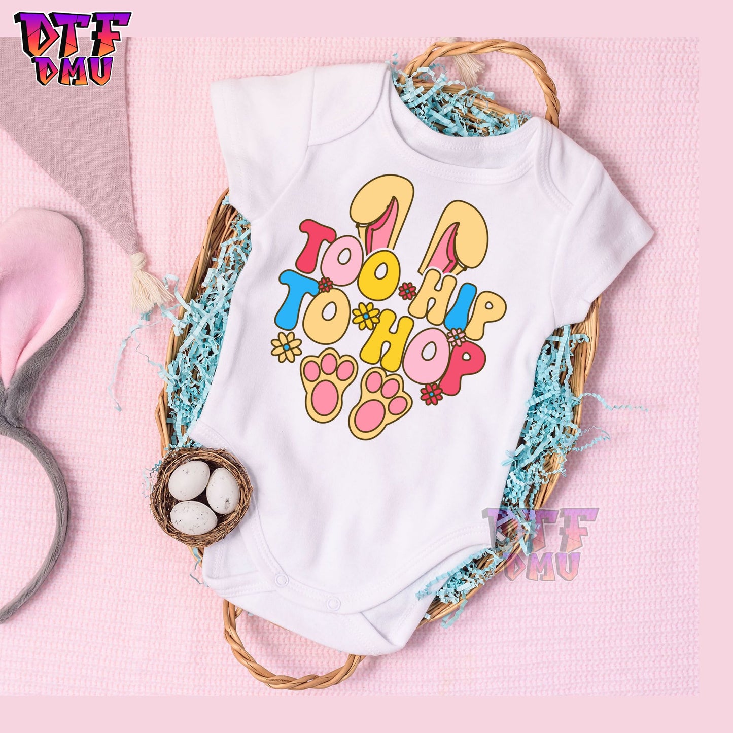 Too HIP To HOP DTF Transfer Print