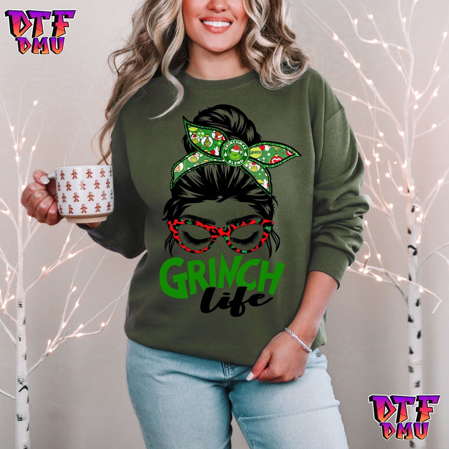 Grinch Life DTF Transfer Print