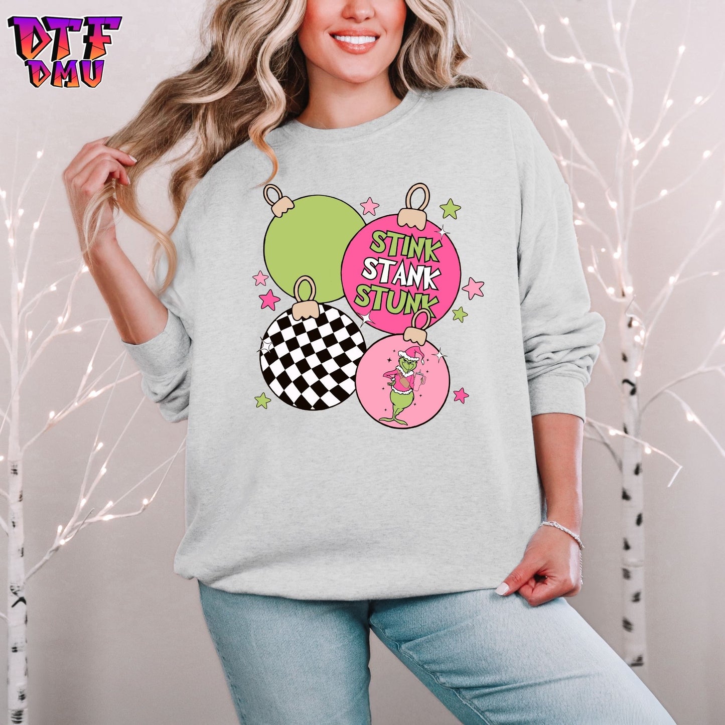 STINK STANK STUNK Grinch DTF Transfer