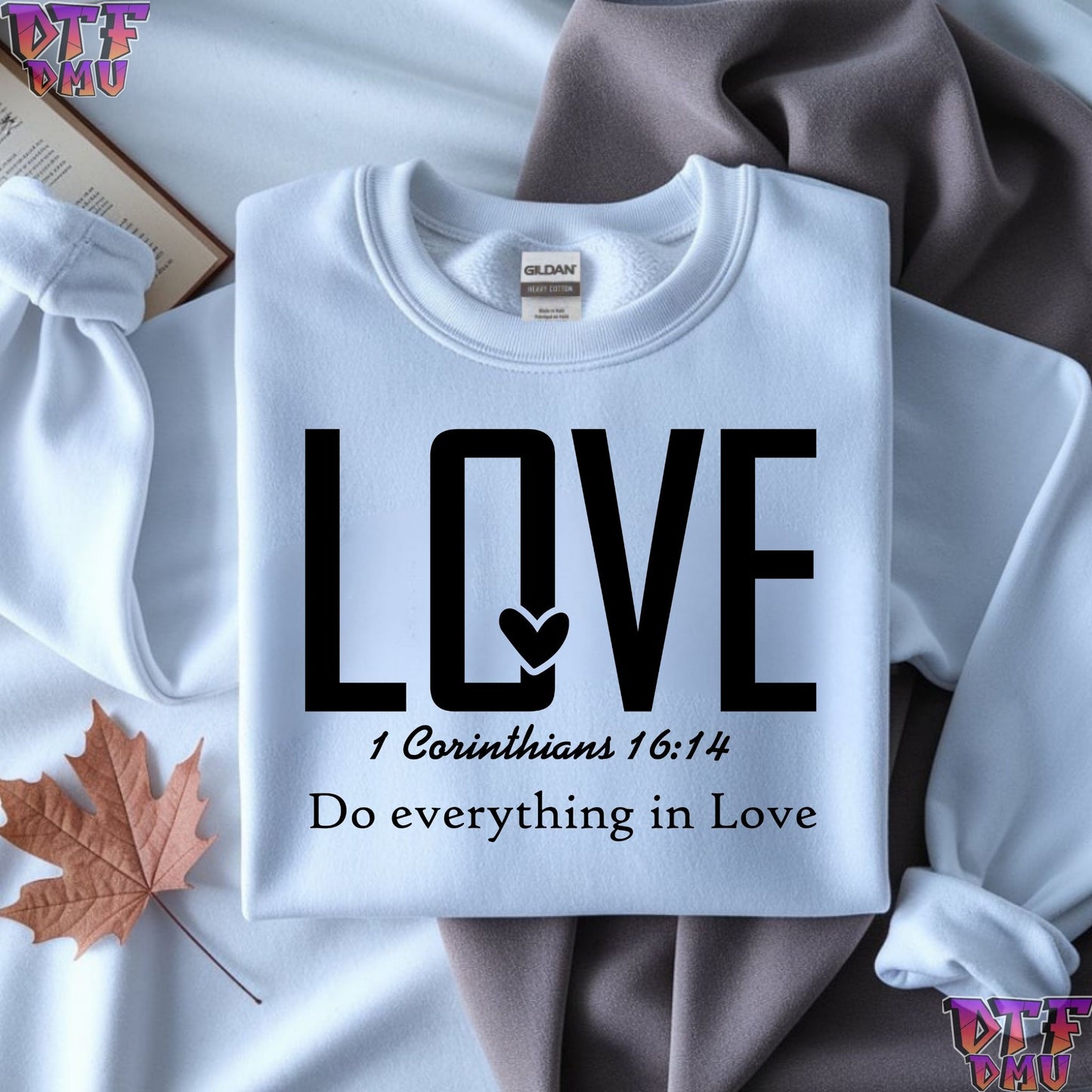 LOVE Christian DTF Transfer Print.