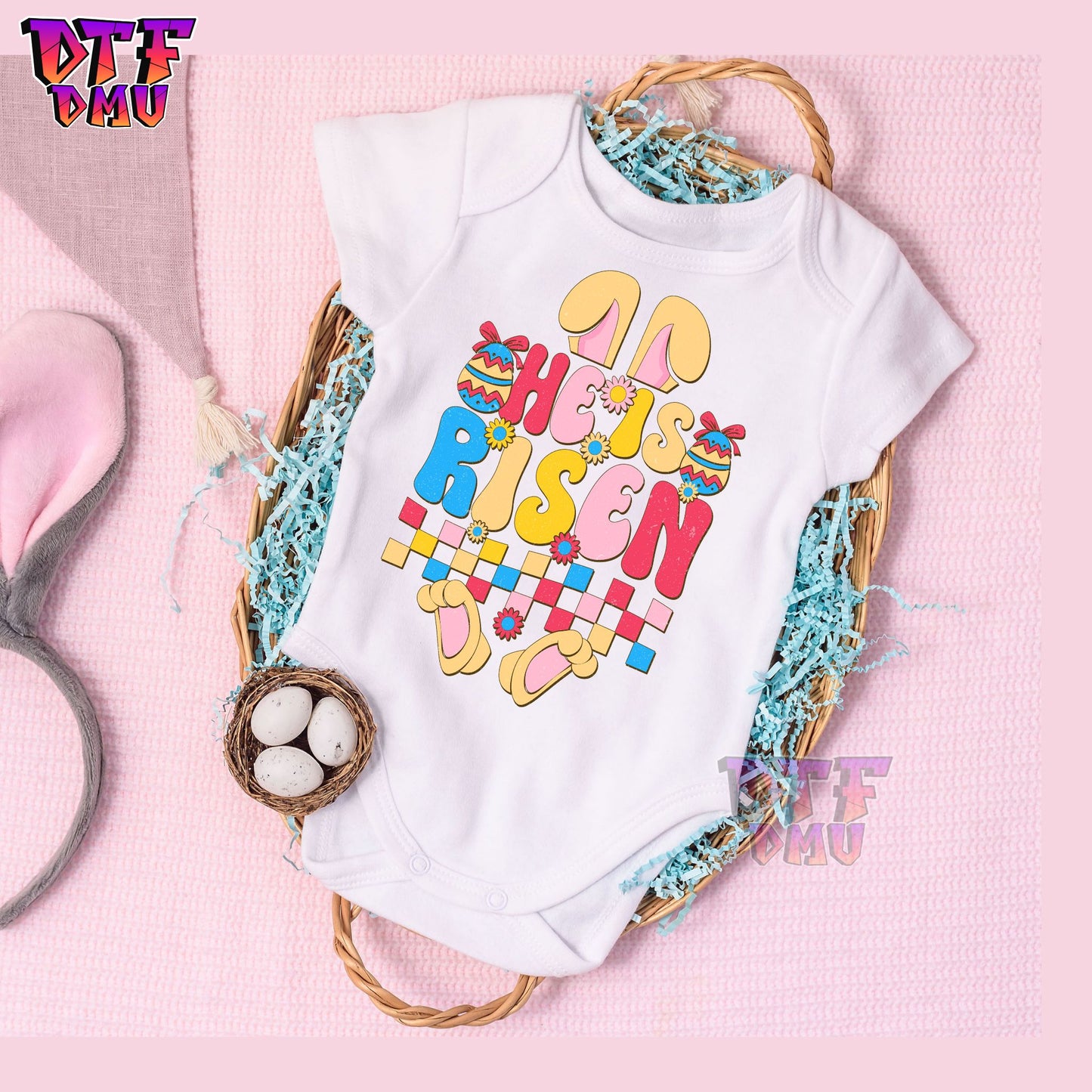 He Is RISEN DTF Transfer Print