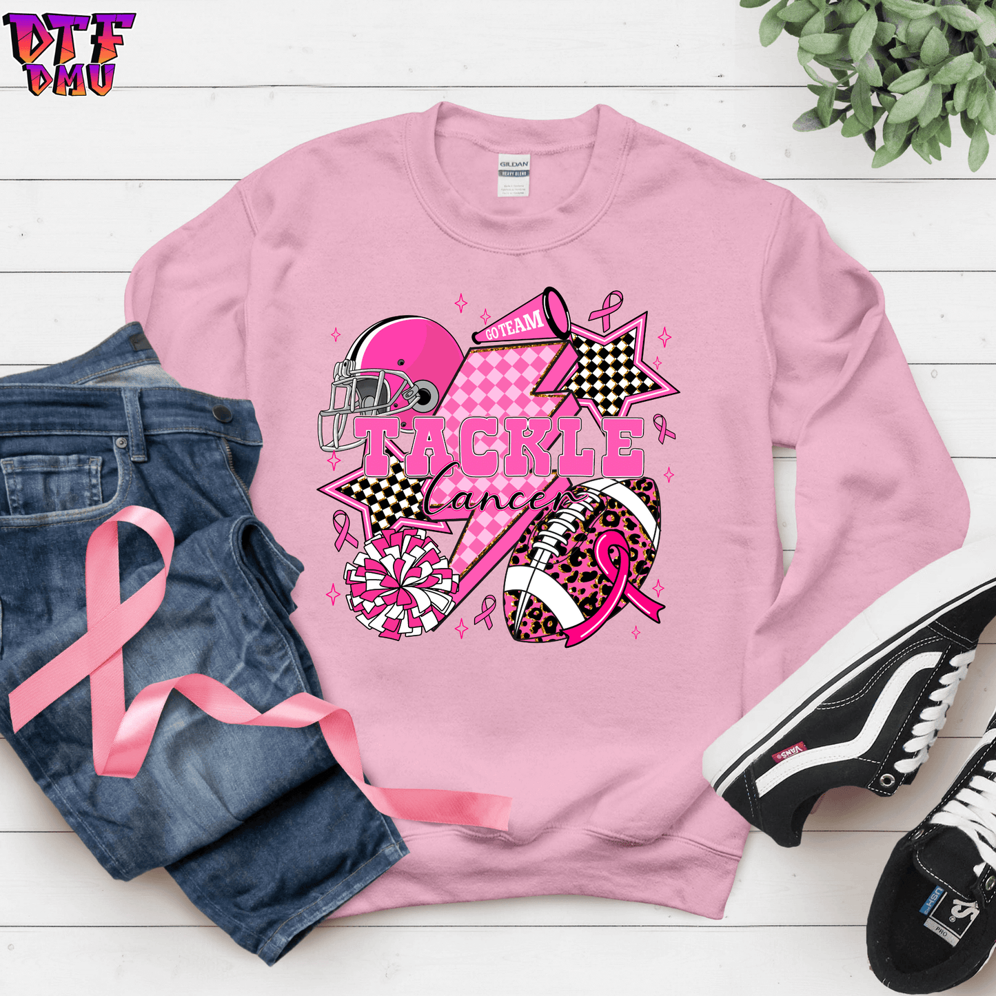 TACKLE Cancer DTF Transfer Print.