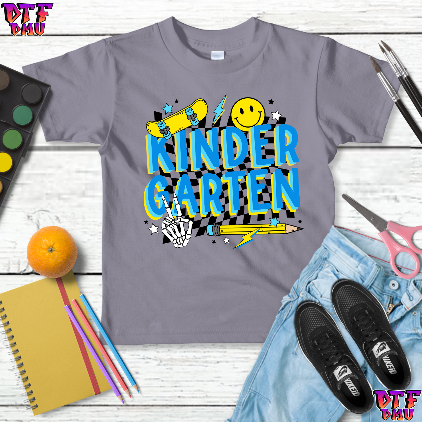 RETRO Boys & Girls Print Back to School DTF Transfer Print