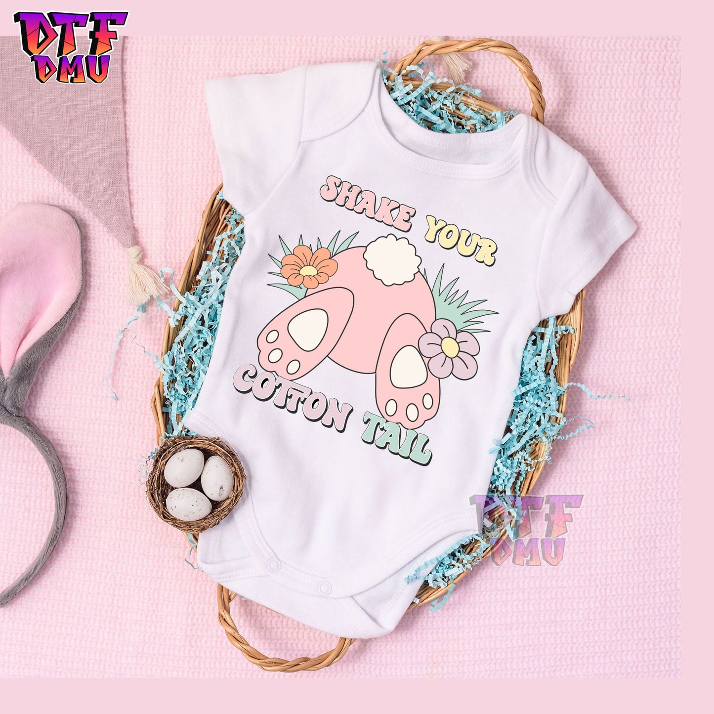 Shake Your COTTON TAIL Easter DTF Transfer Print