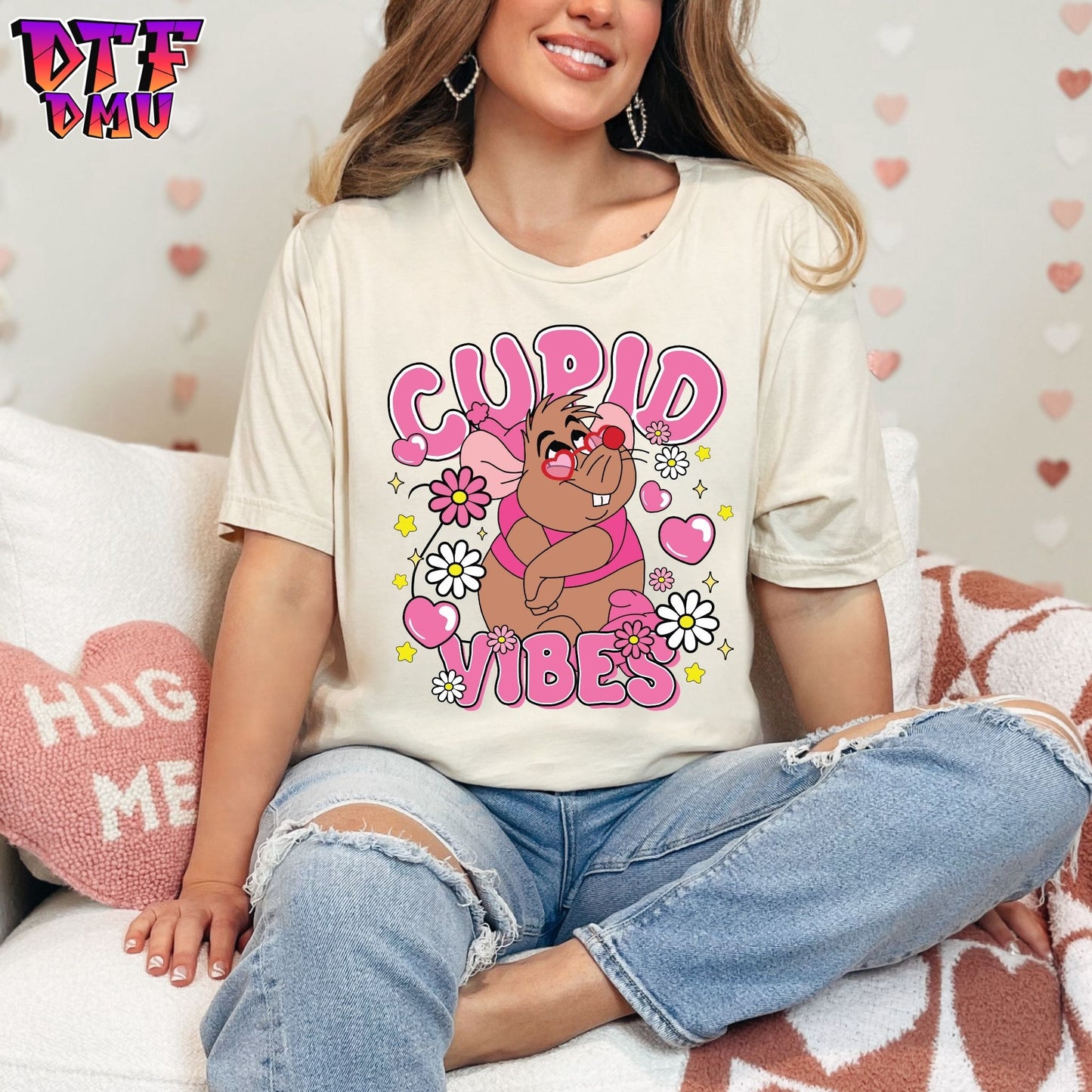 Cupid Vibes GusGus Valentine's Day DTF Transfer