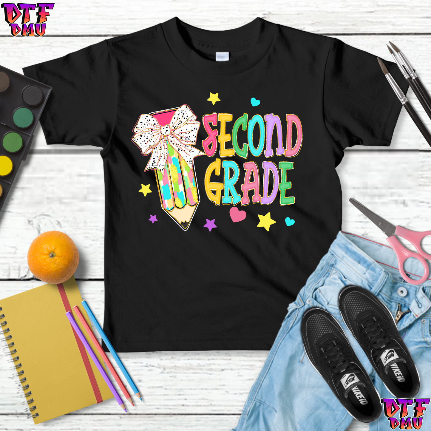 Back To School DTF Transfer Print