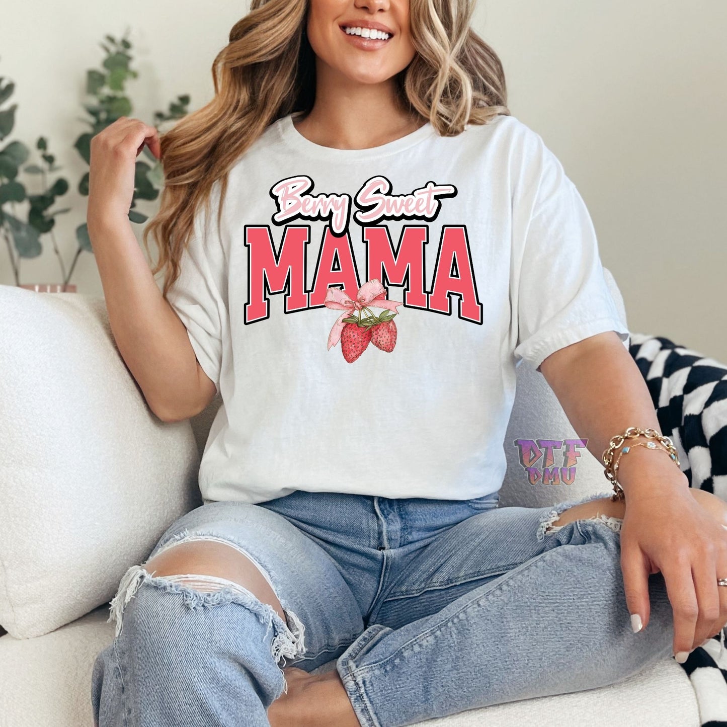 BERRY SWEET MAMA DTF Ready To Apply Transfer