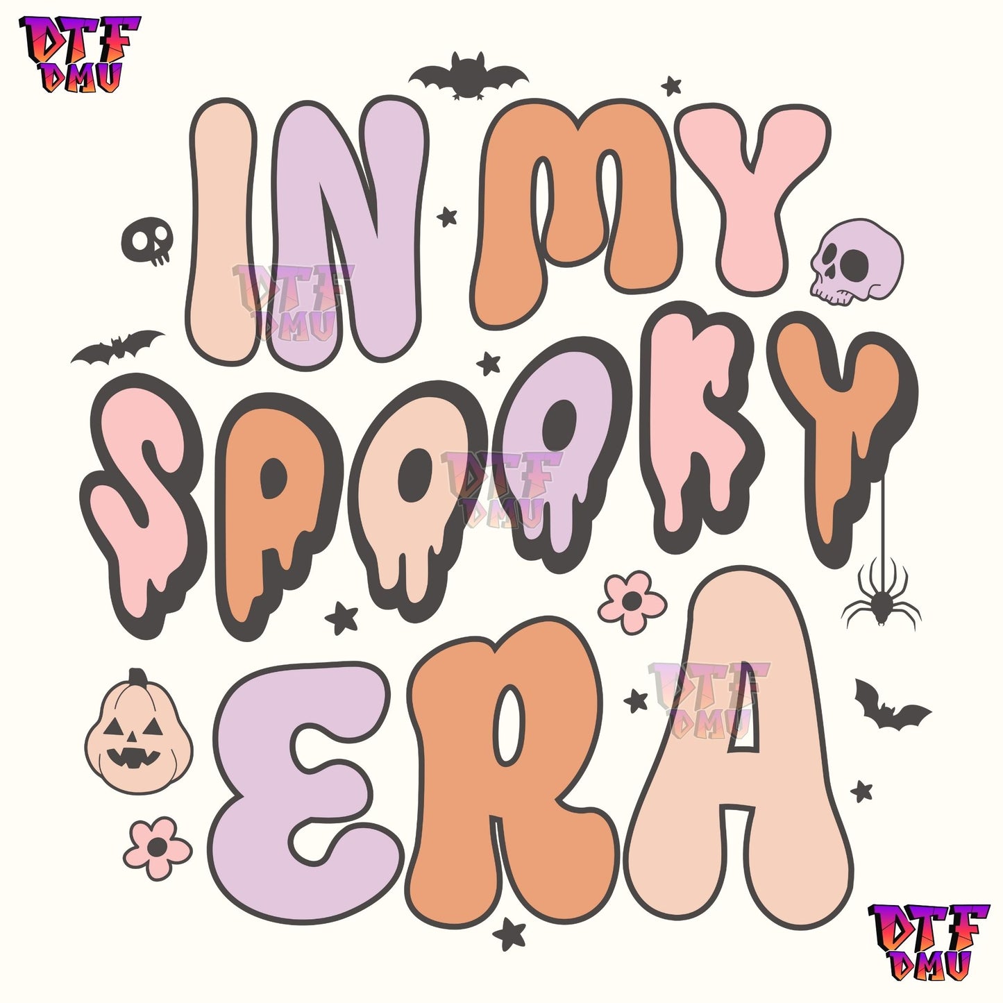 IN MY SPOOKY ERA (DTF Ready to Apply Transfer Print)