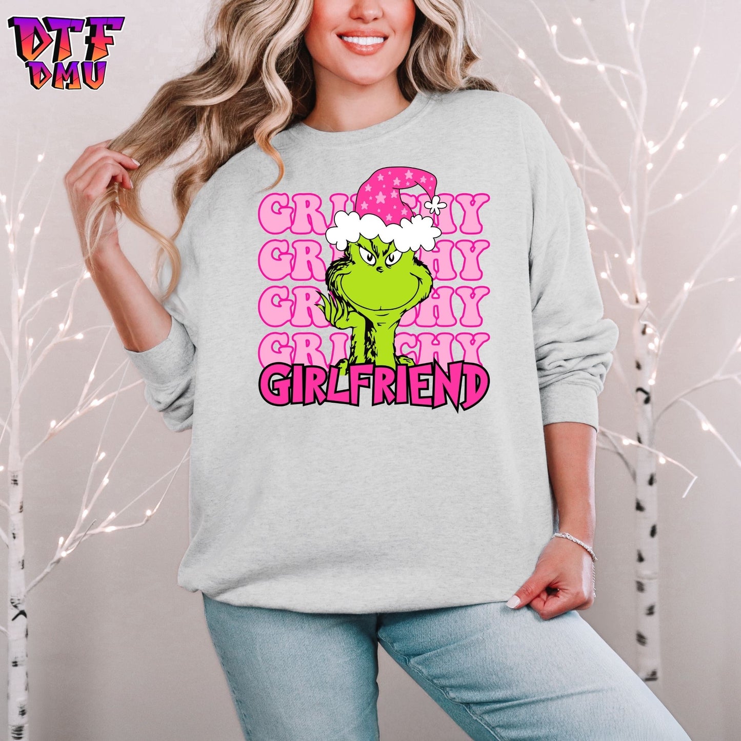 GRINCHY Holiday DTF Transfer Prints