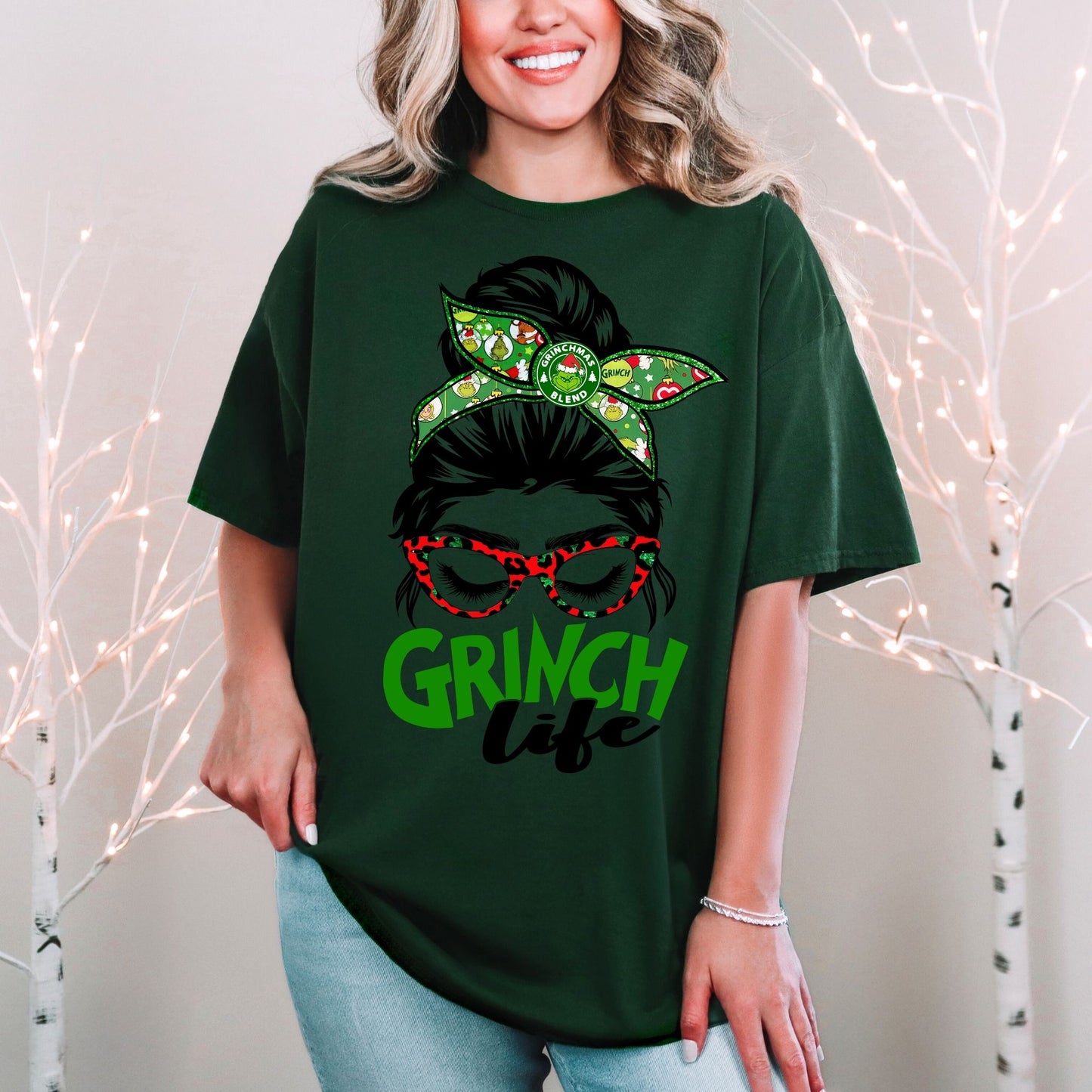 Grinch Life DTF Transfer Print