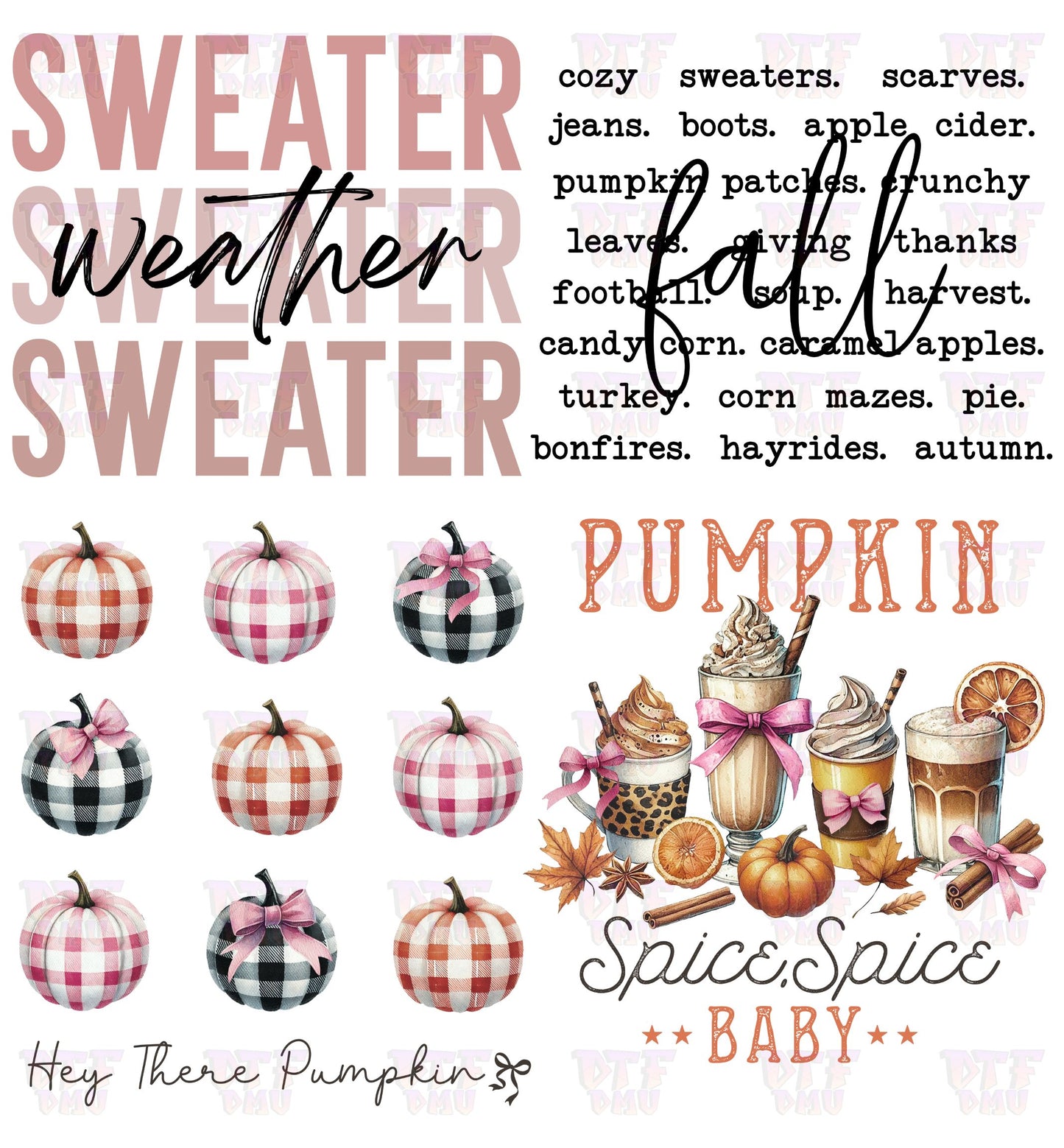 PREMADE FALL (DTF GANG SHEET)