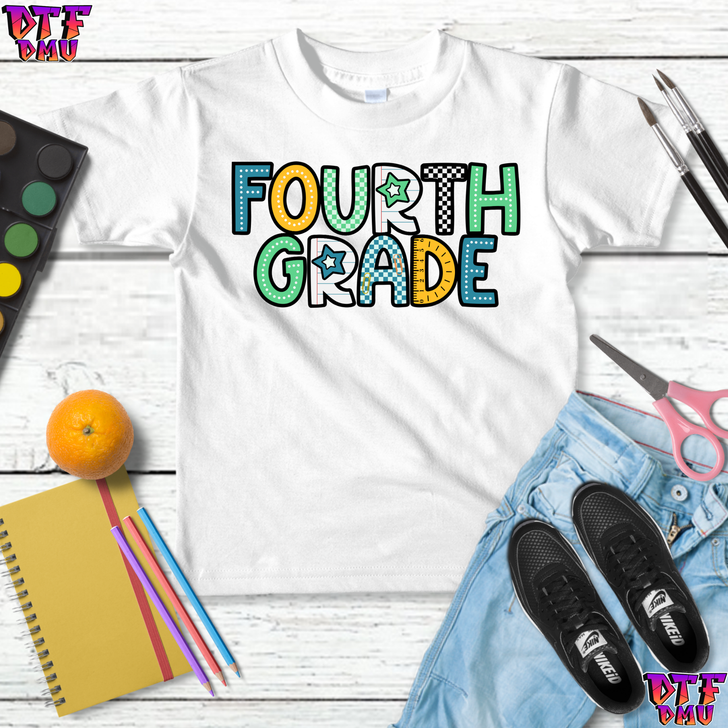 Back to School DTF Transfer Print