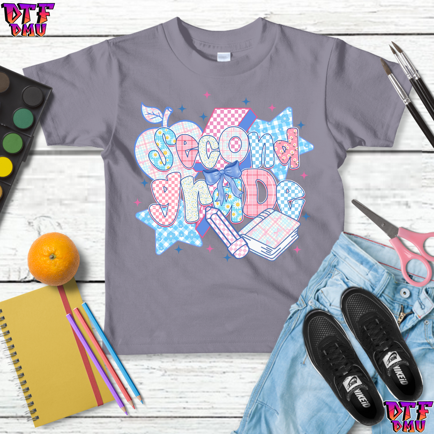 Back To School DTF Transfer Print