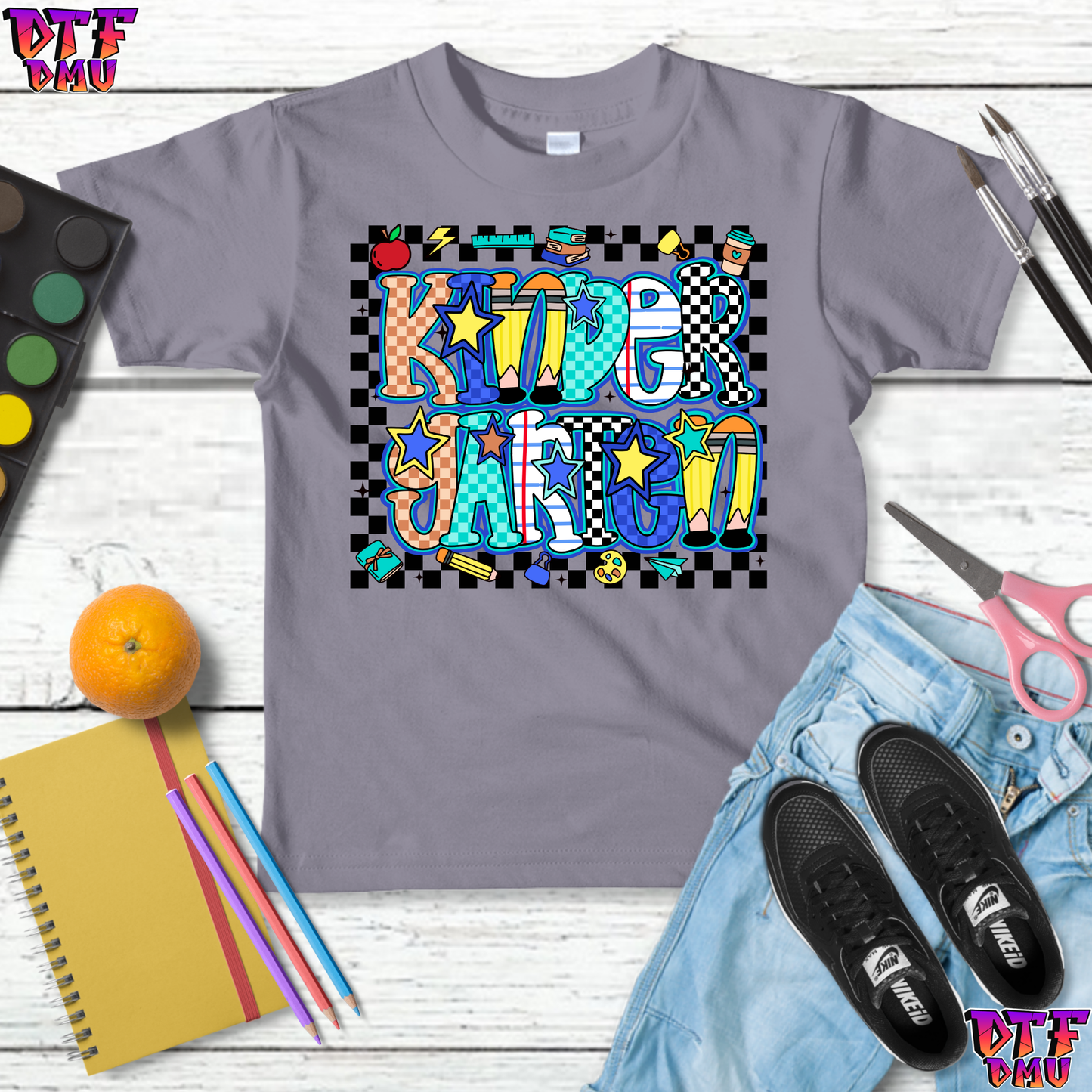 Back to School DTF Transfer Print