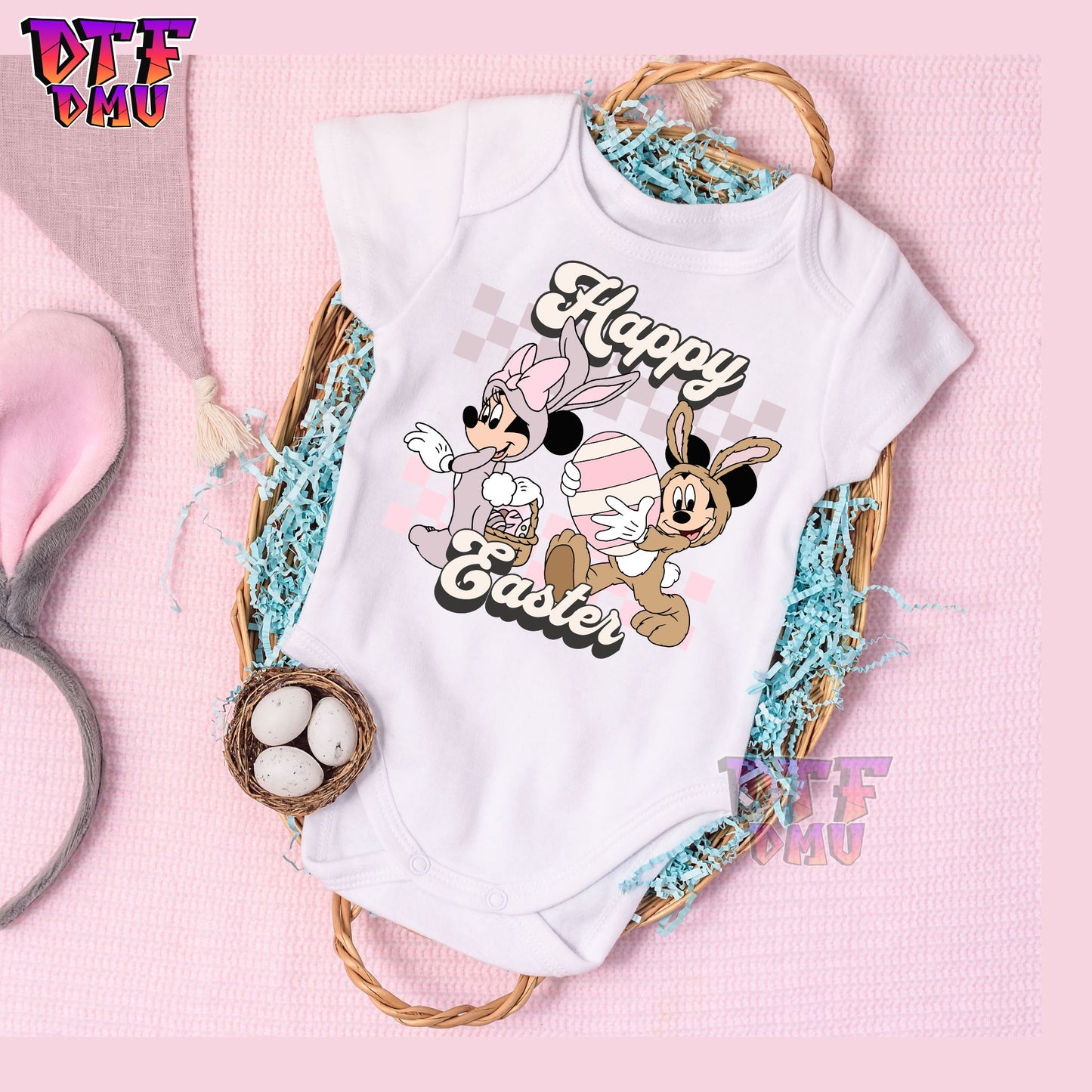 Happy Easter DTF Transfer Print