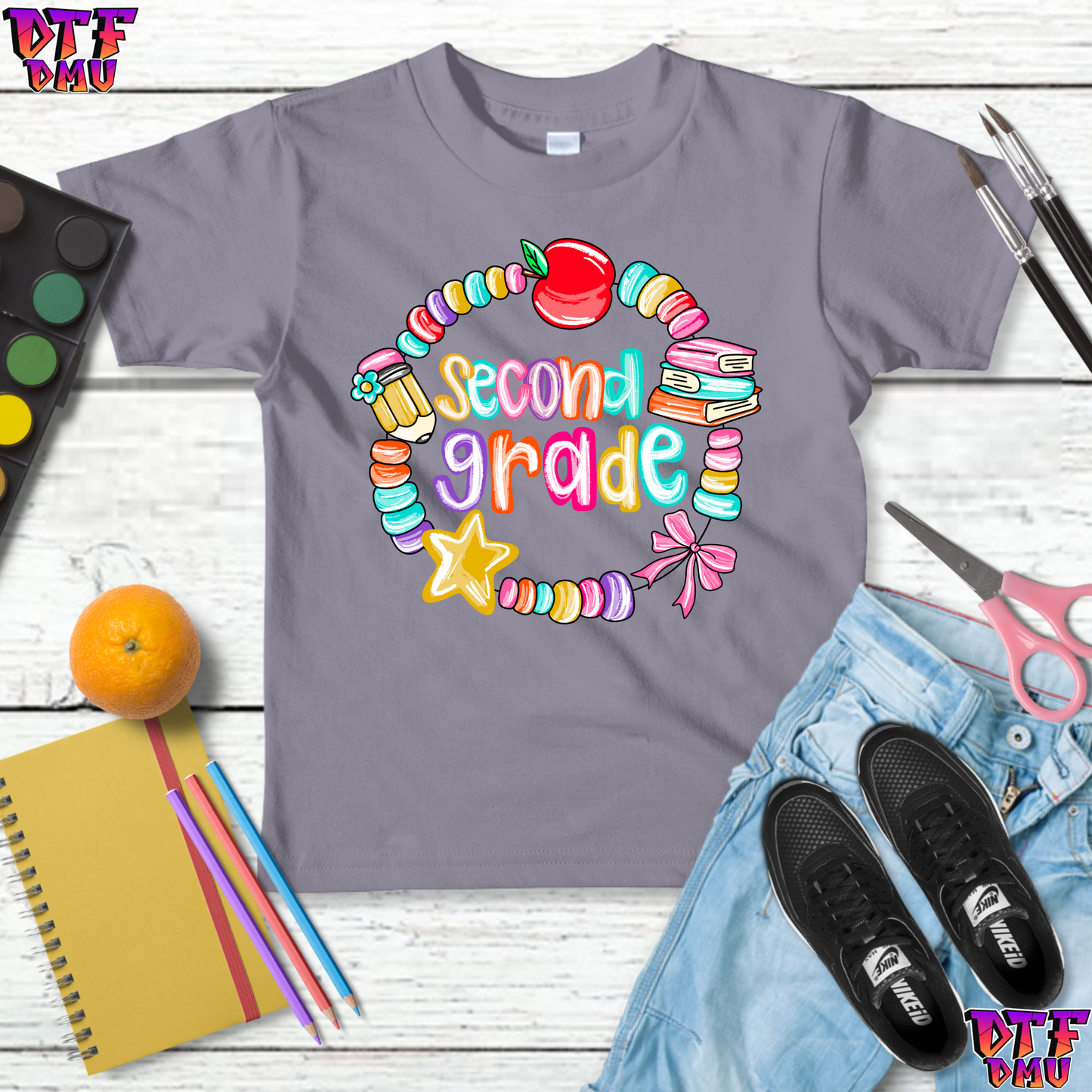 Back to School DTF Transfer Print