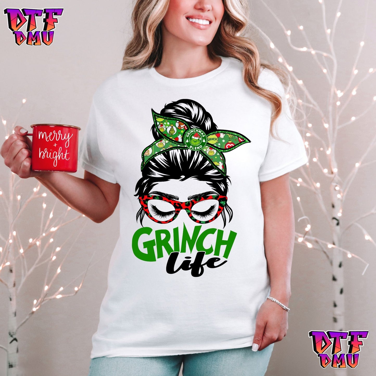 Grinch Life DTF Transfer Print