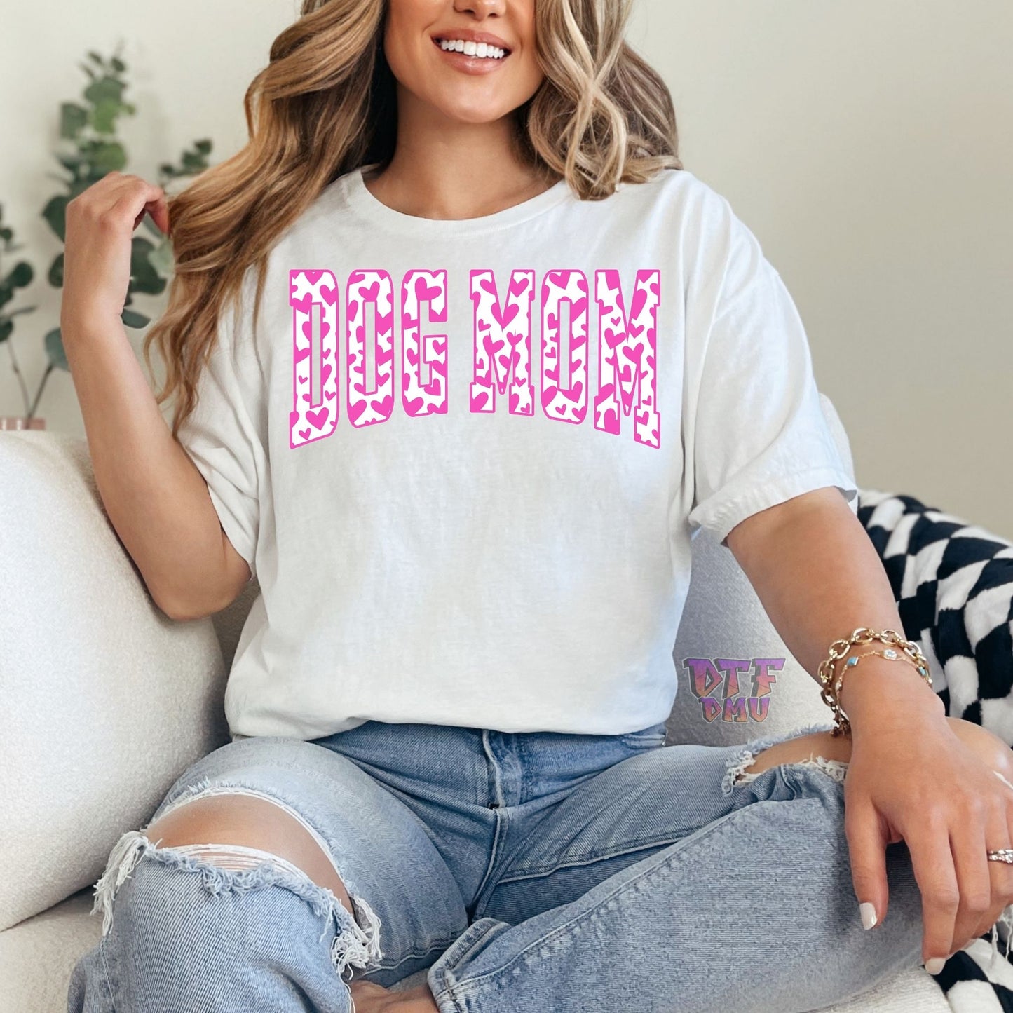 DOG MOM DTF Ready To Apply Transfer
