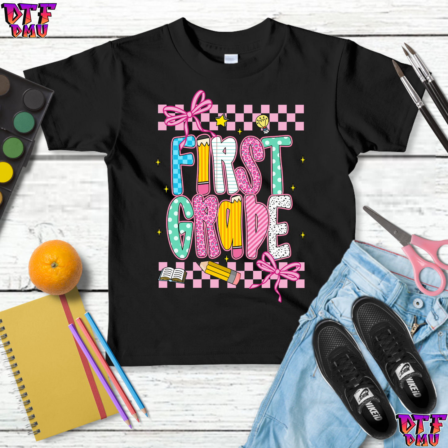 Back to School DTF Transfer Print