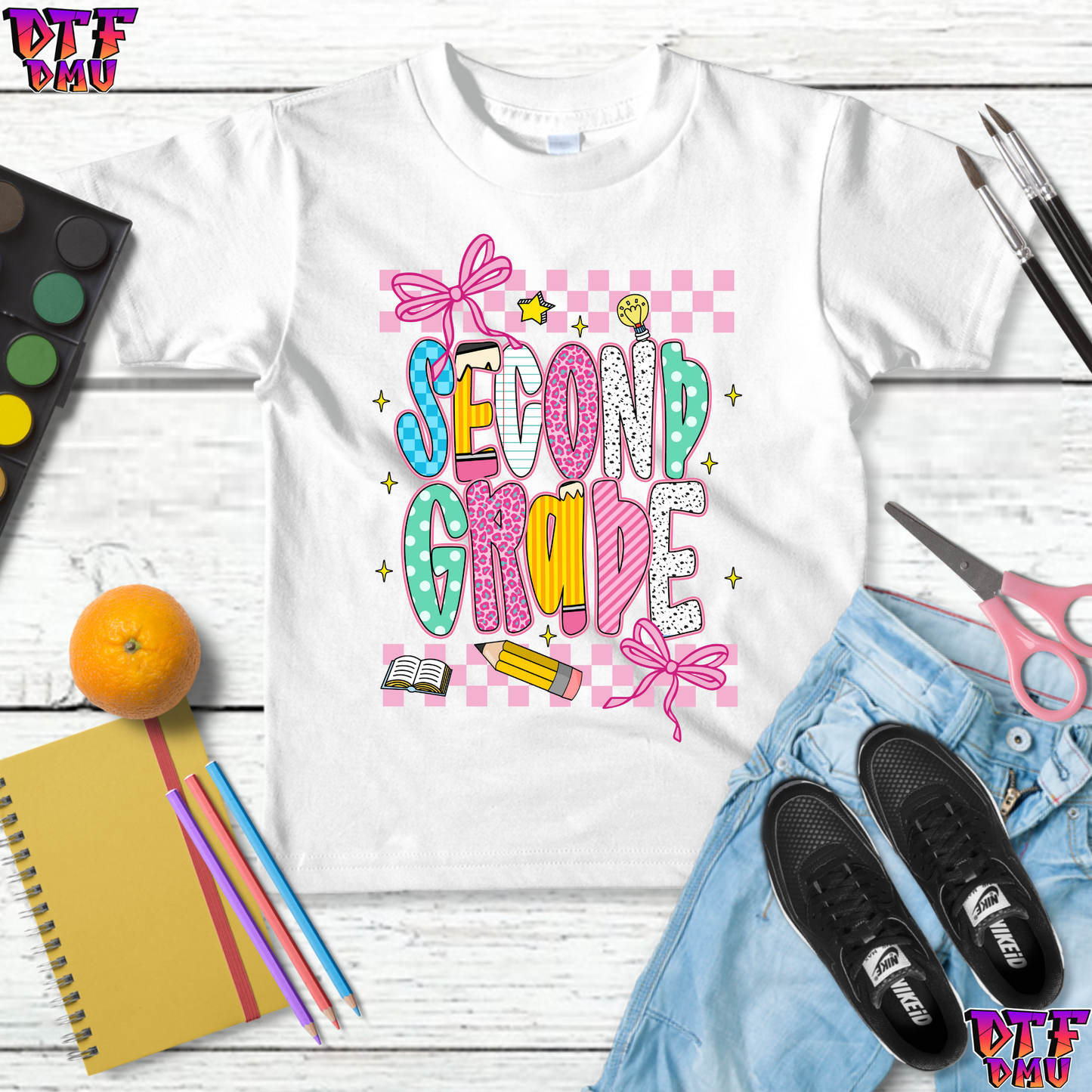 Back to School DTF Transfer Print