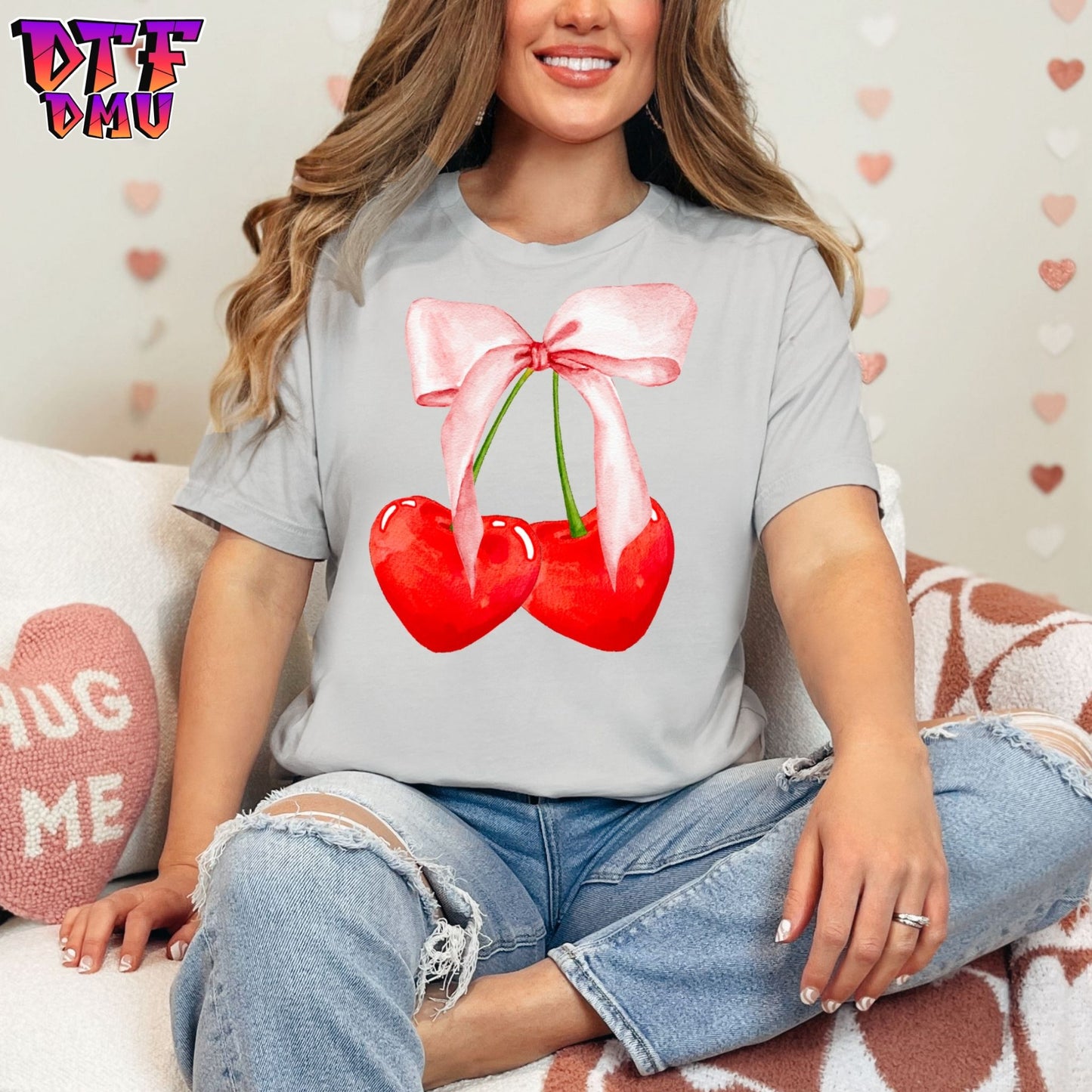 Valentine Cherry Bow
