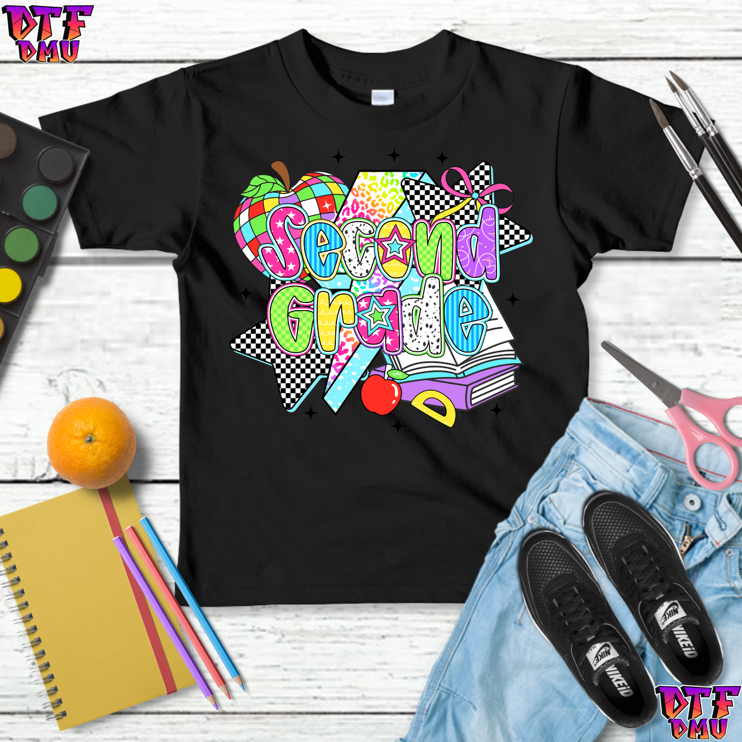 Groovy Back To School DTF Transfer Print