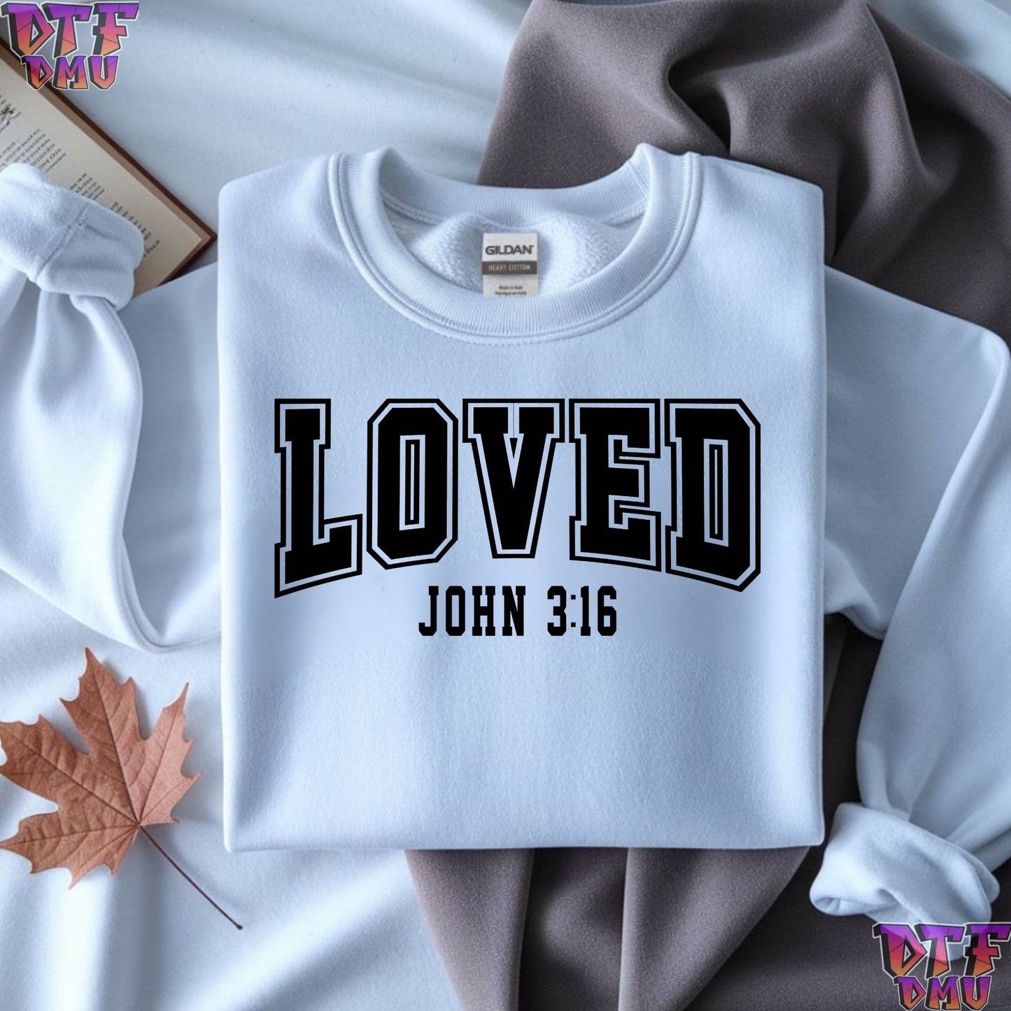 LOVED Christian DTF Transfer Print.