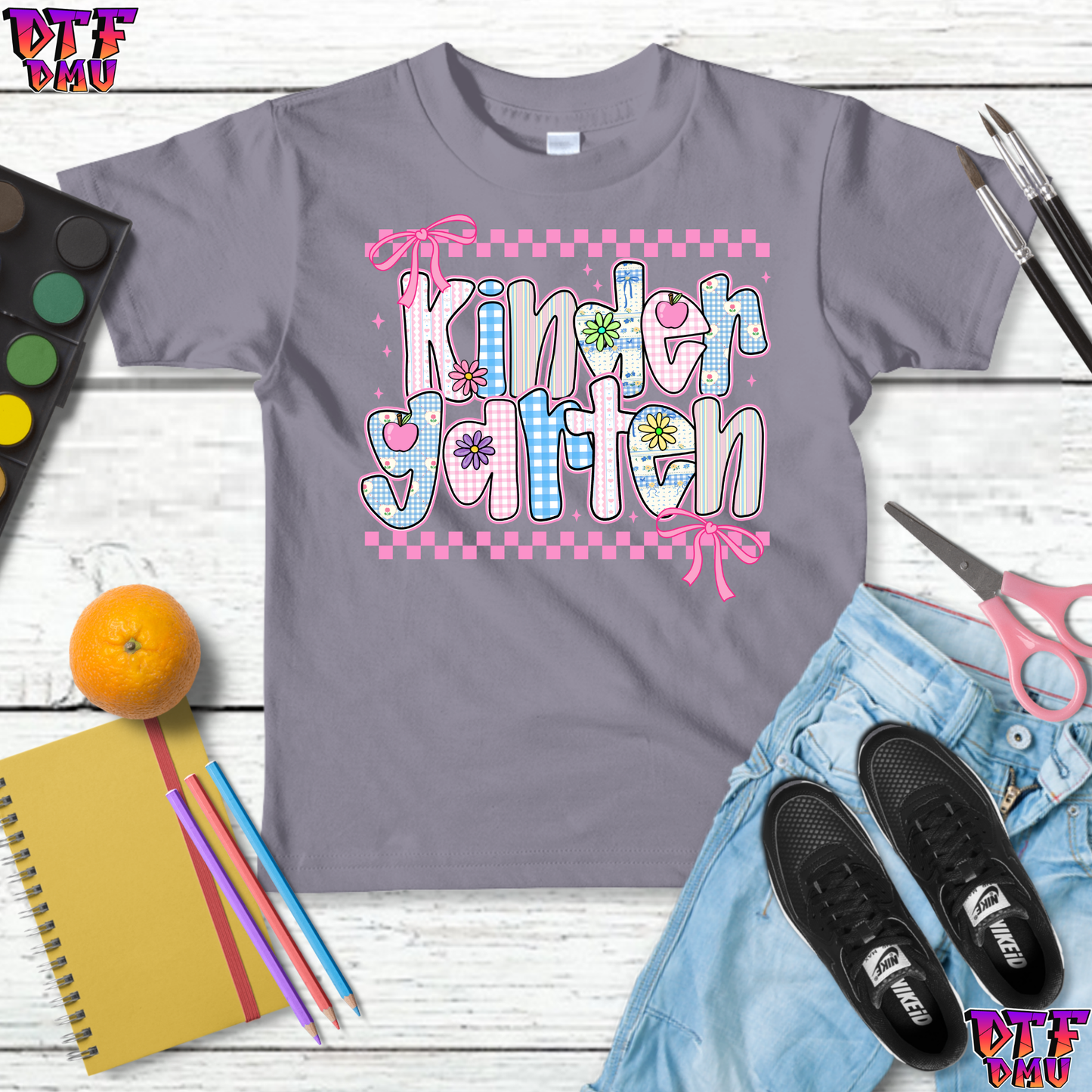 Back to School DTF Transfer Print
