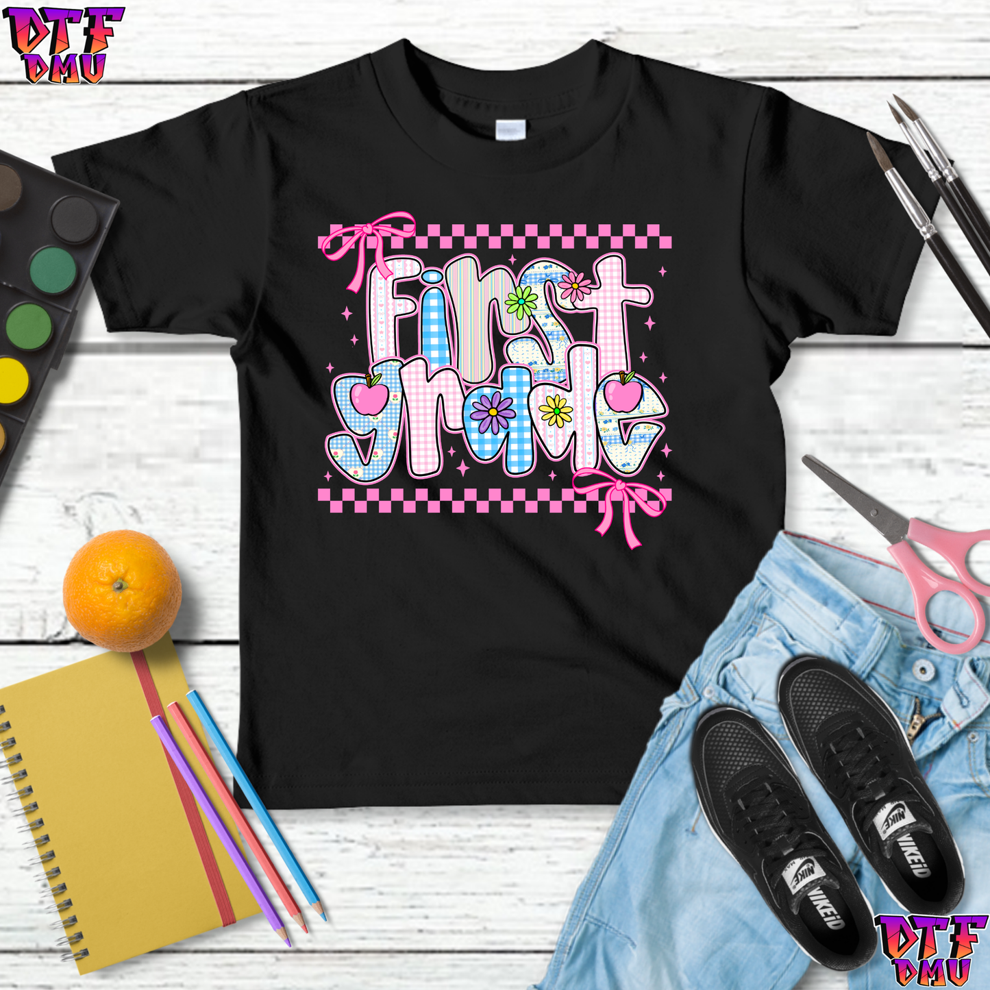 Back to School DTF Transfer Print