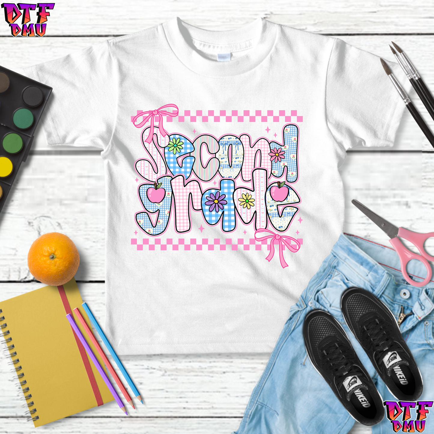 Back to School DTF Transfer Print