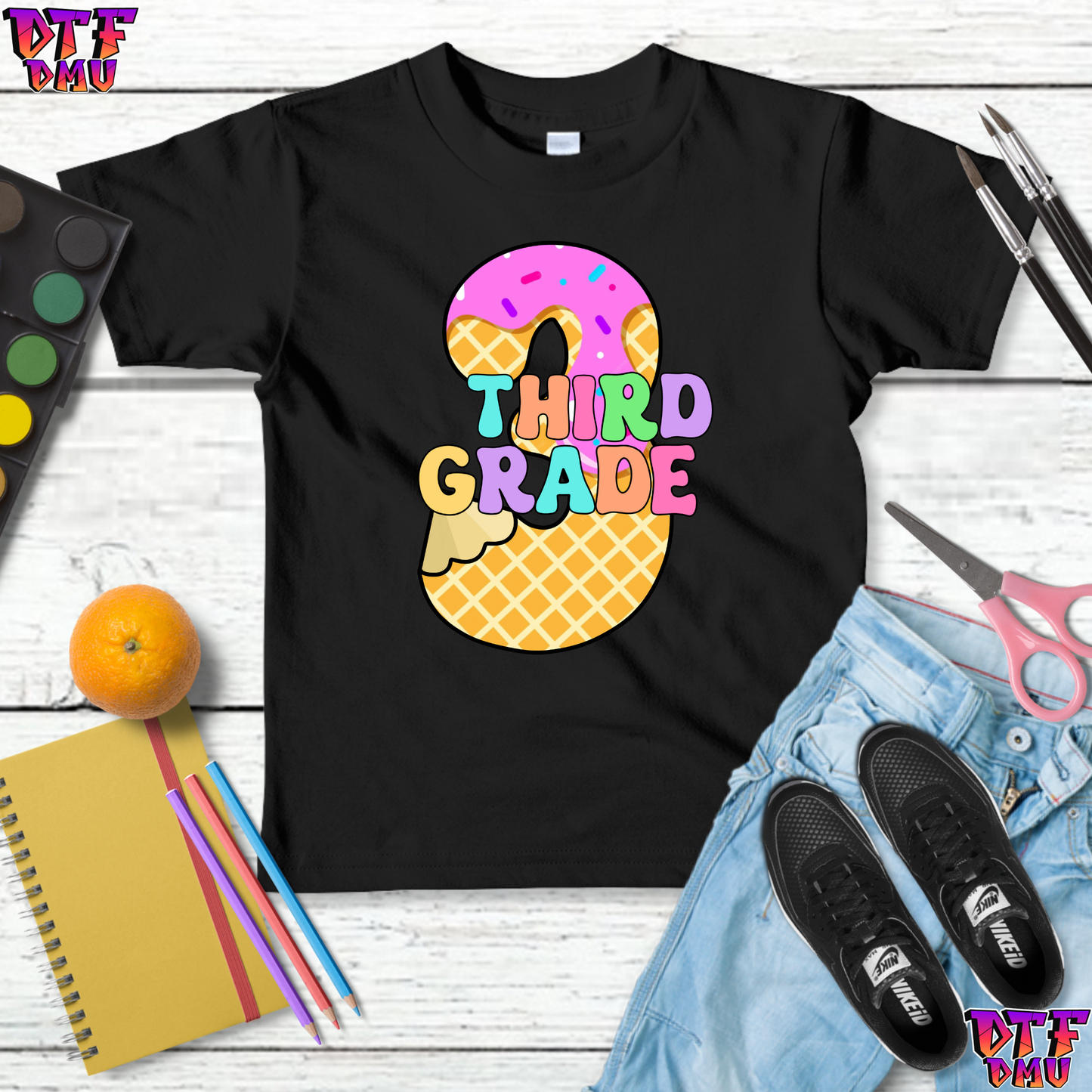 Back to School DTF Transfer Print