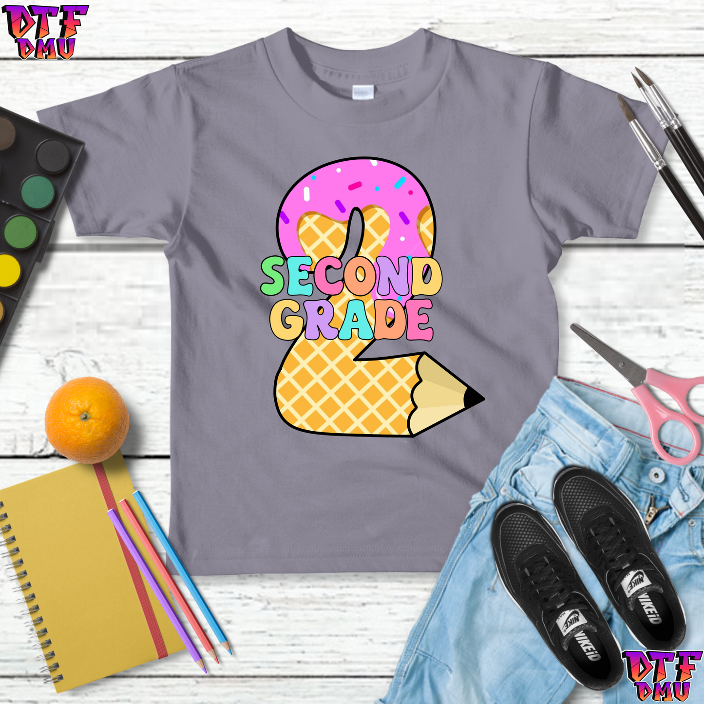 Back to School DTF Transfer Print