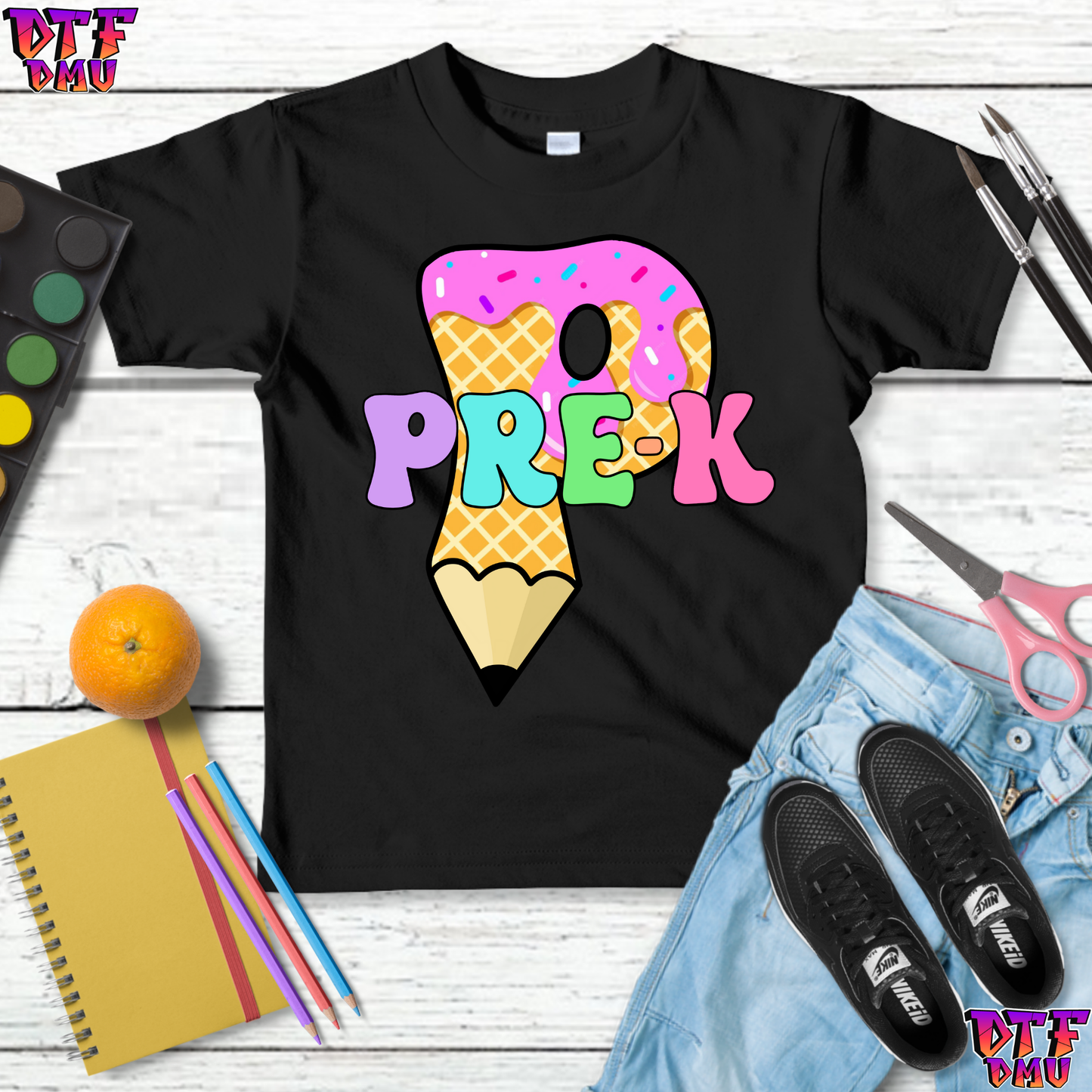 Back to School DTF Transfer Print
