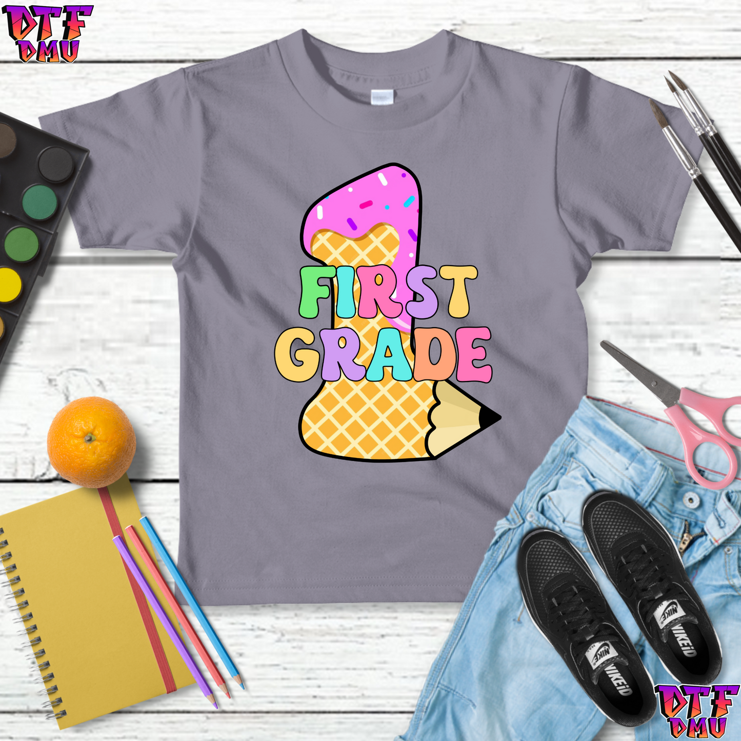 Back to School DTF Transfer Print