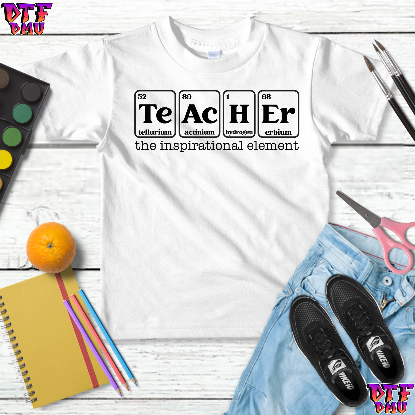 TEACHER Back to School DTF Transfer Print