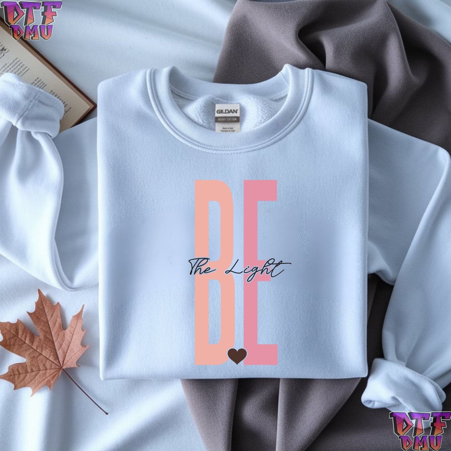 BE The Light Christian DTF Transfer Print.