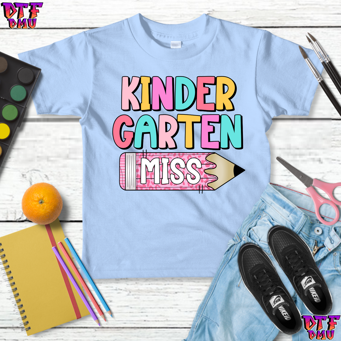 Back to School DTF Transfer Print