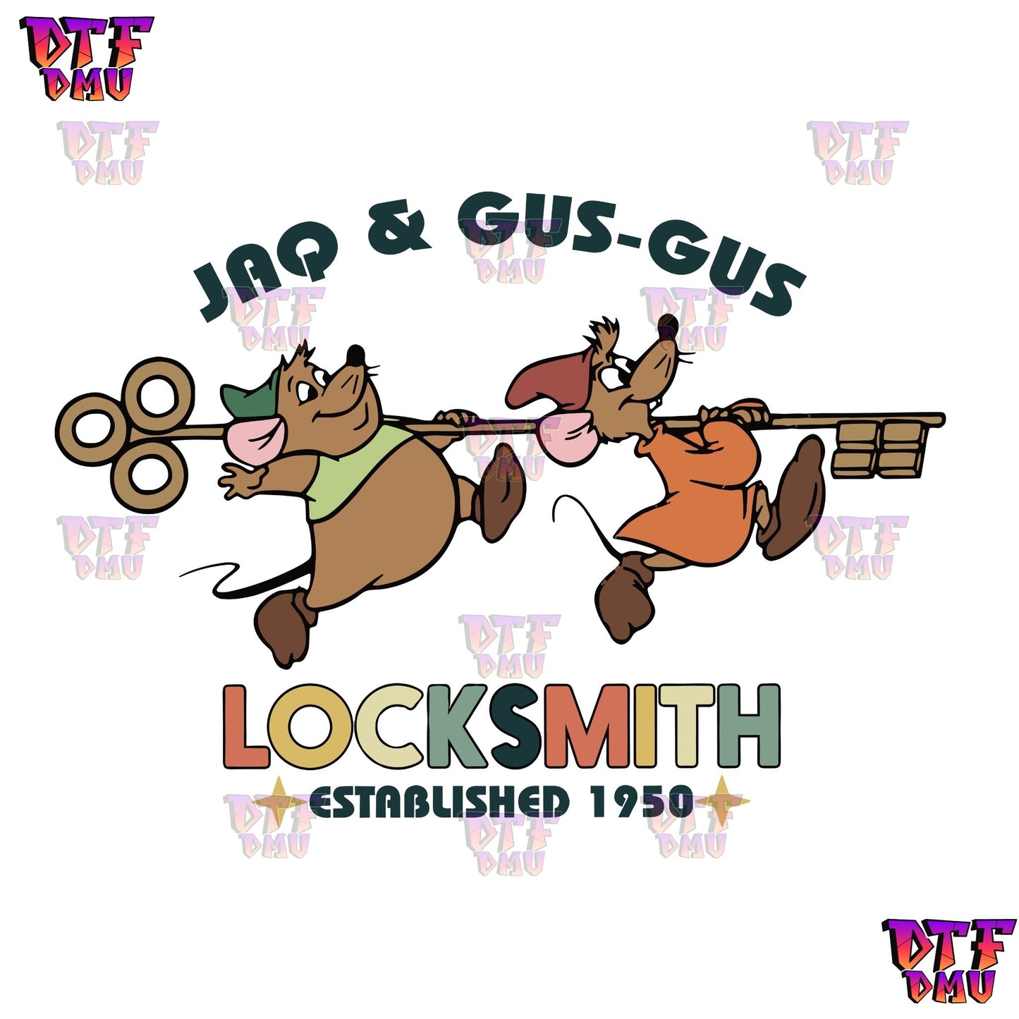 JAQ & GUS-GUS LOCKSMITH Ready to Press Transfer