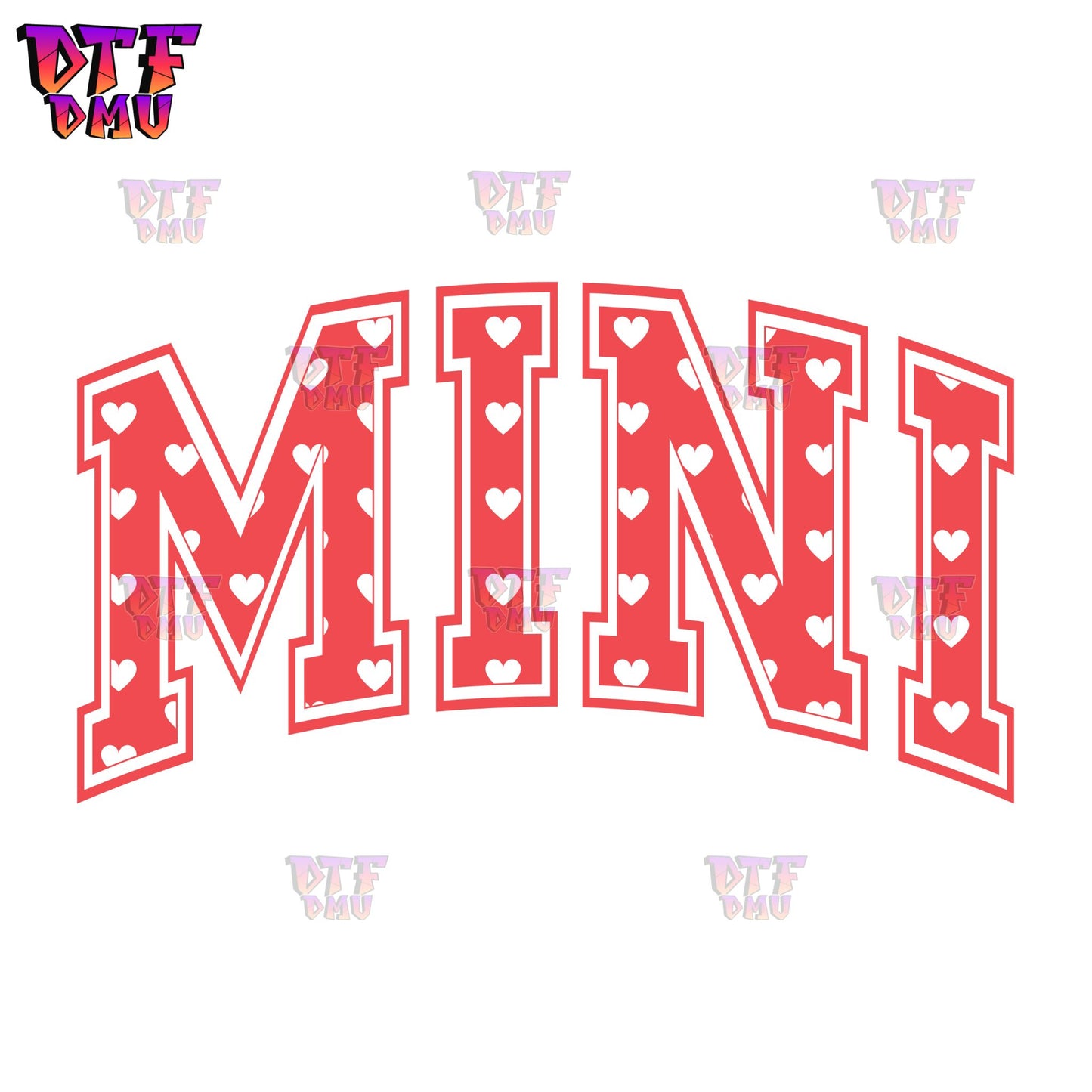 Mama Mini Hearts Valentine's Day DTF Transfer