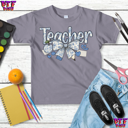 TEACHER BOW Back to School DTF Transfer Print